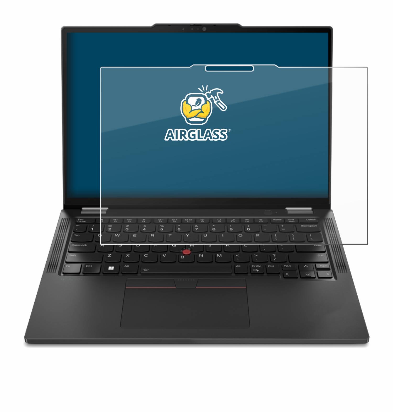 BROTECT AirGlass Glas Panzer-Folie für Lenovo ThinkPad X13 2-in-1 Gen 5 - Schutzglas