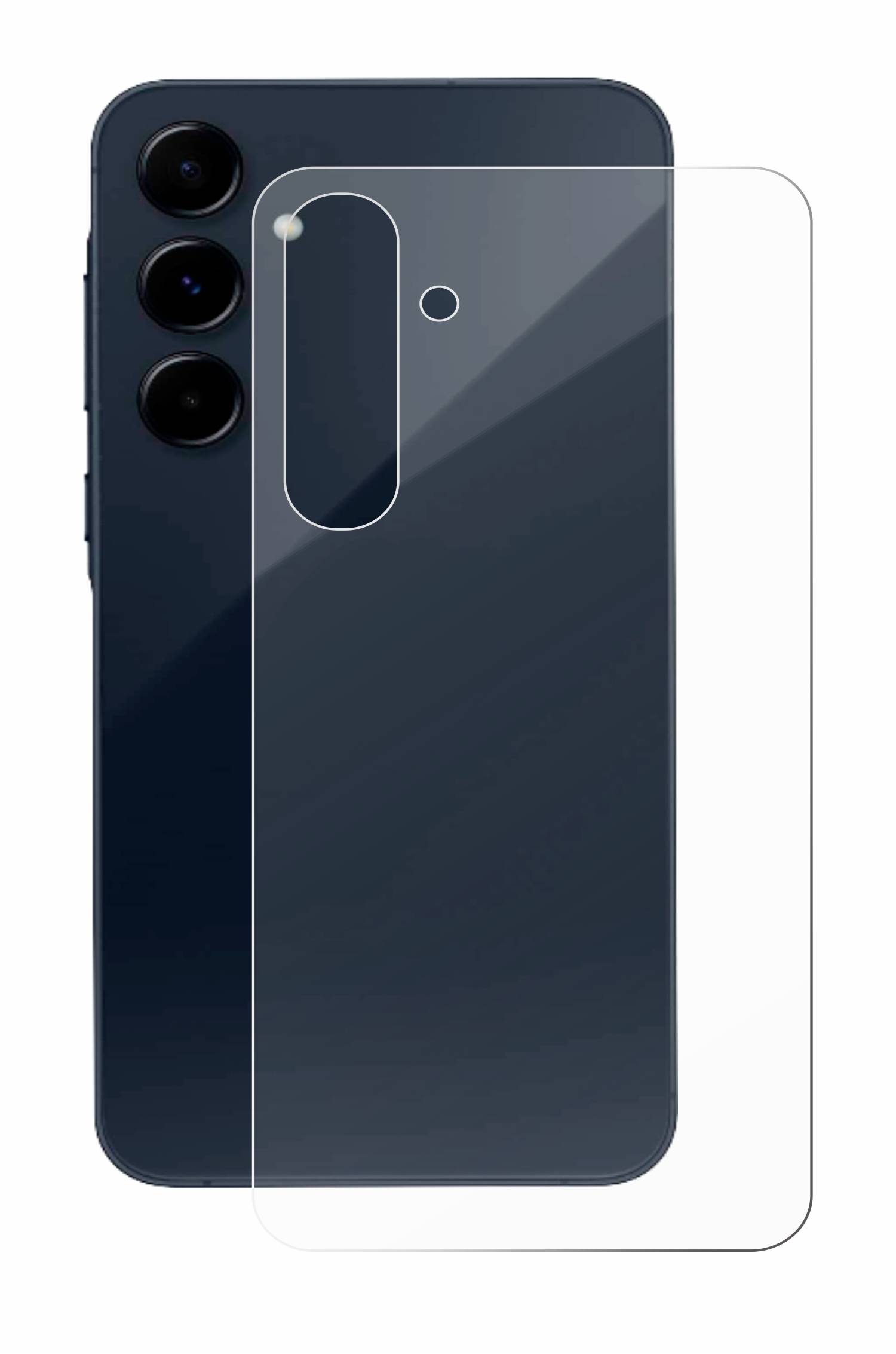 BROTECT AirGlass Glas Panzer-Folie für Samsung Galaxy A55 5G (Rückseite) - Schutzglas