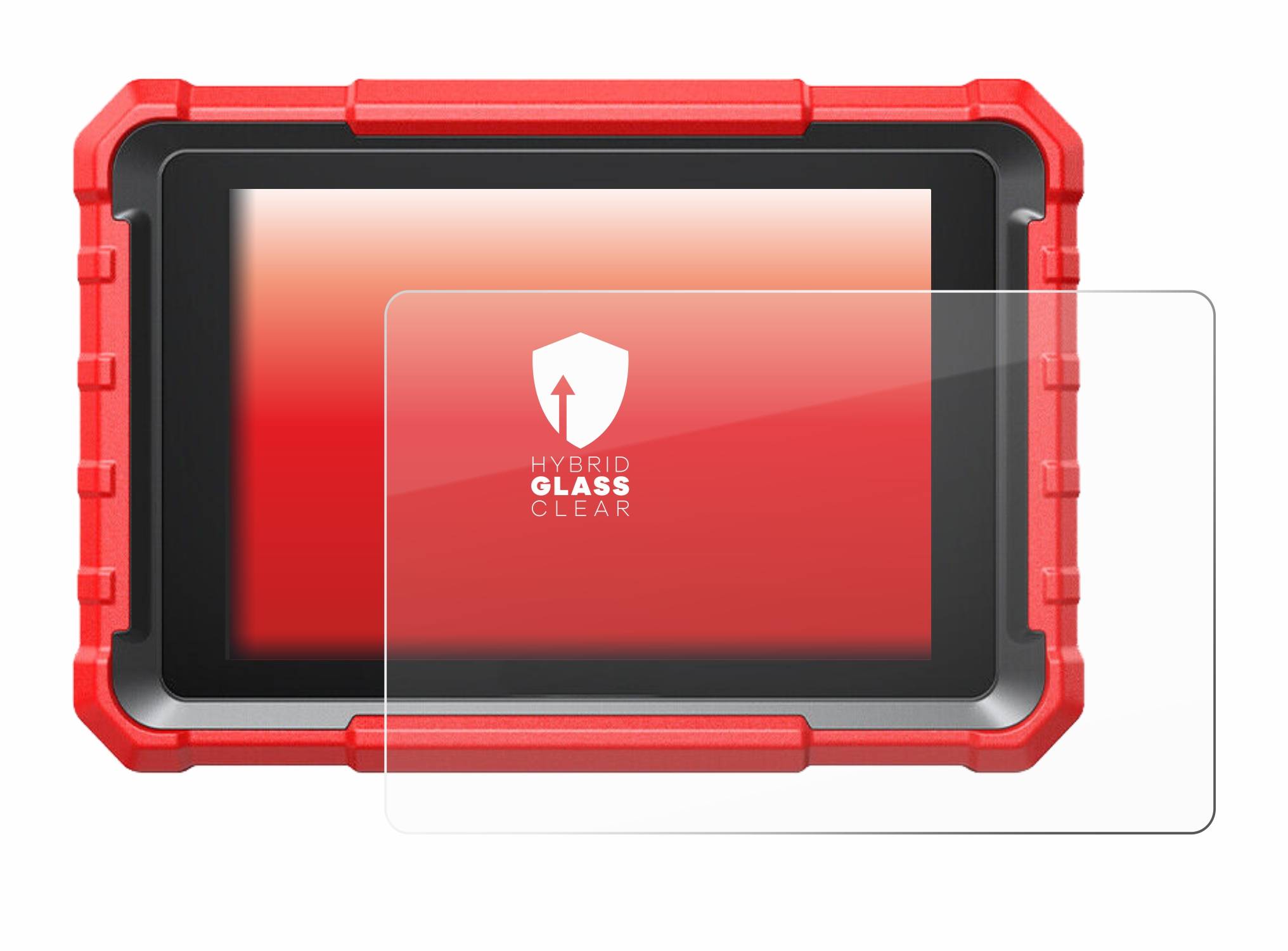 upscreen Flexible Schutz Glas Folie für Launch X-431 PROS Elite Schutzglas 9H Hybridglas Klar
