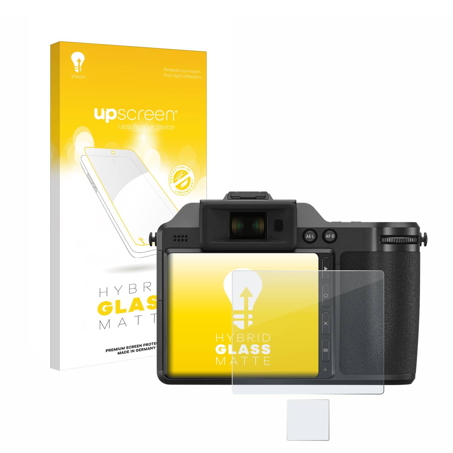 upscreen Flexible Schutz Glas Folie für Hasselblad X2D 100C Schutzglas 9H Hybridglas Matt Entspiegelt
