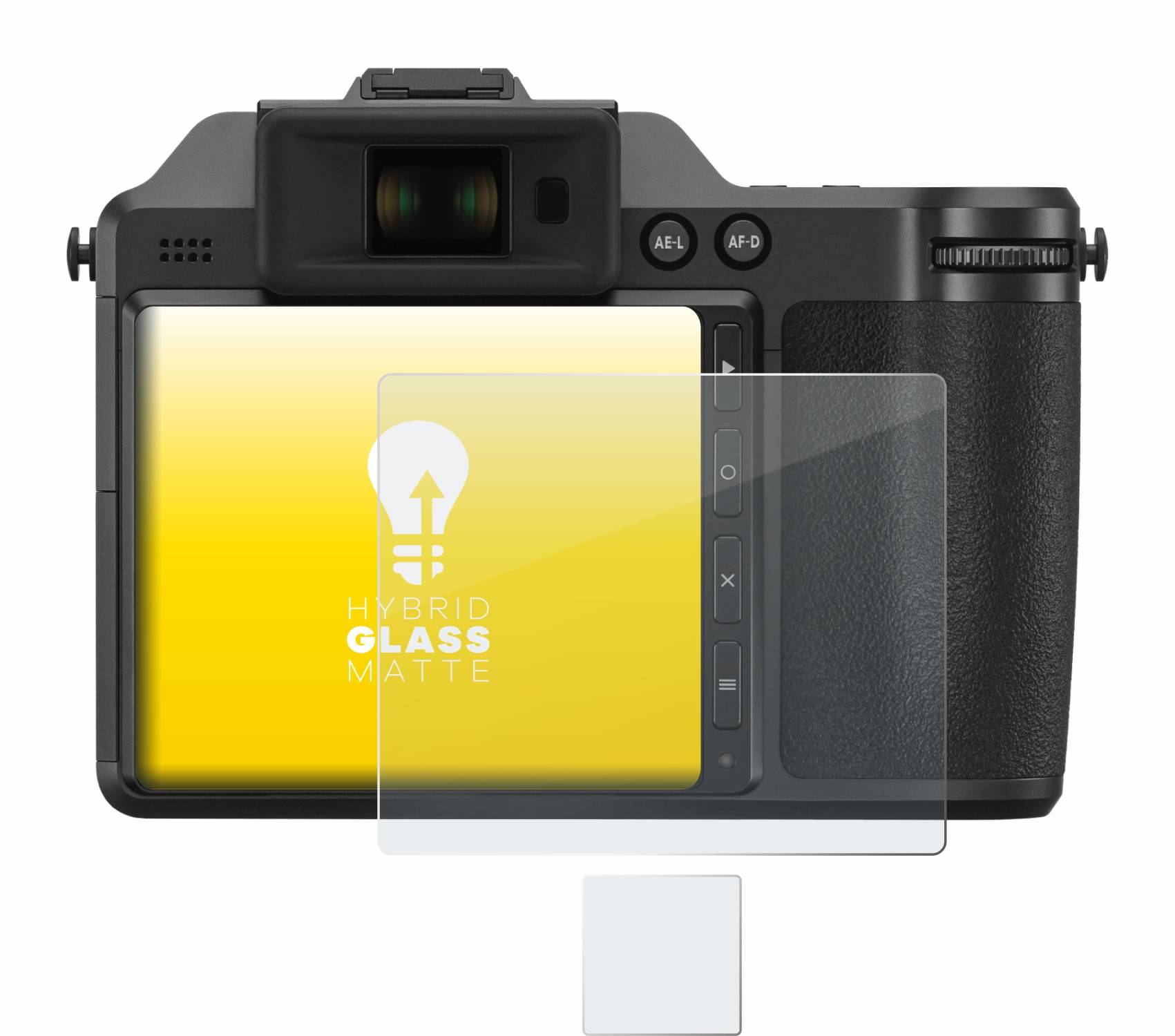 upscreen Flexible Schutz Glas Folie für Hasselblad X2D 100C Schutzglas 9H Hybridglas Matt Entspiegelt
