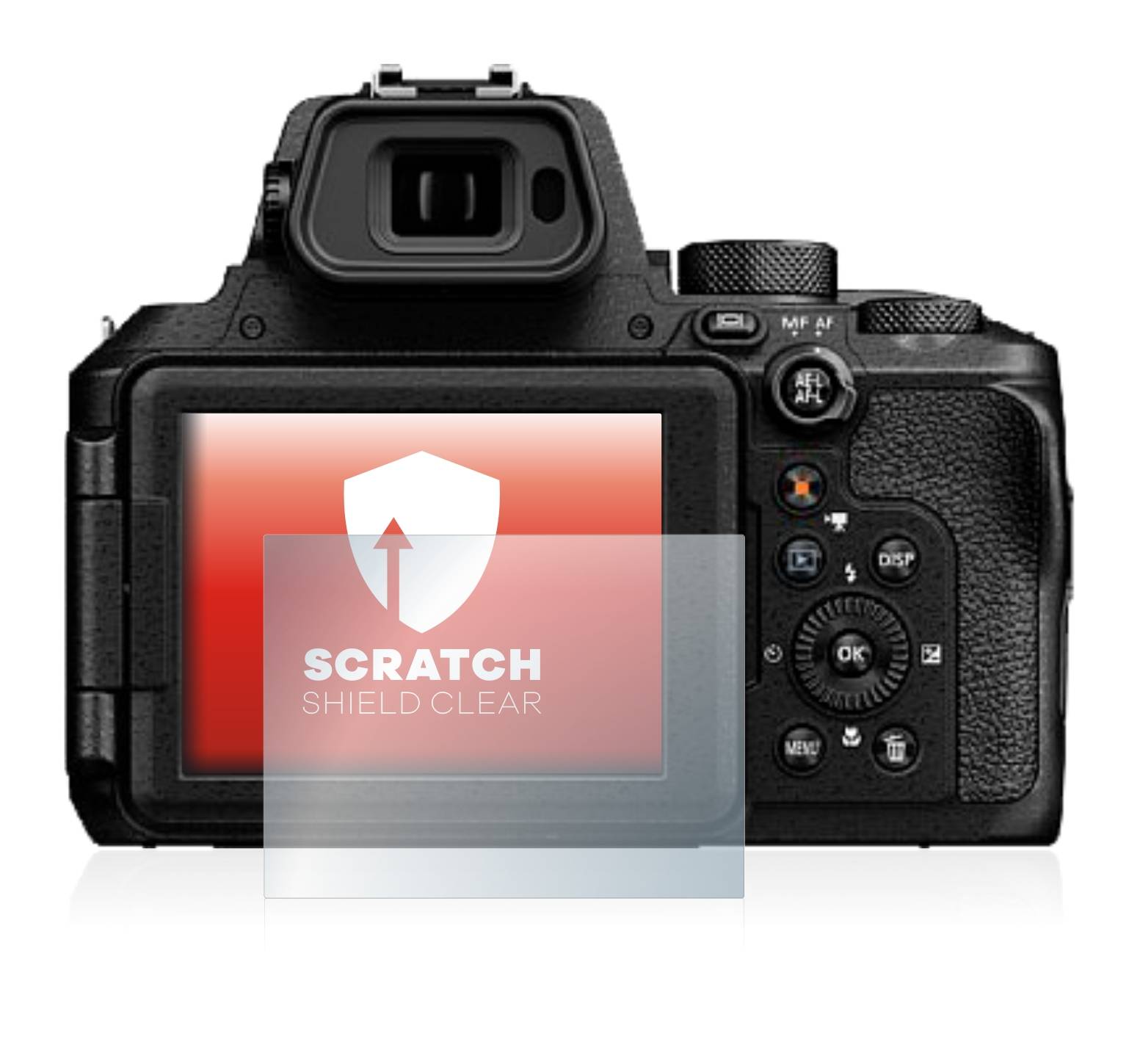 upscreen Schutzfolie für Nikon Coolpix P950 Kratzschutz Anti-Fingerprint Klar