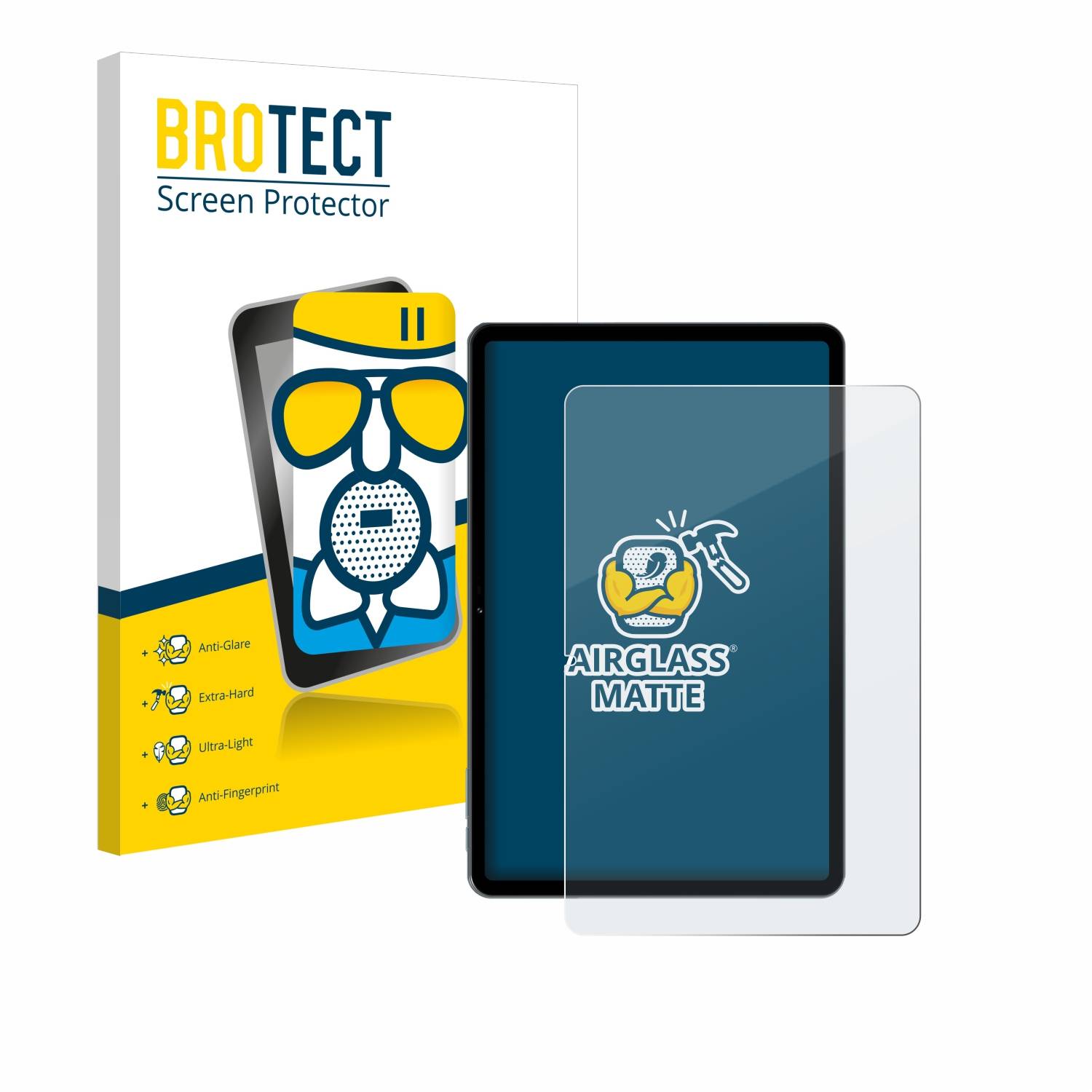 BROTECT AirGlass Matt Glas Schutz Folie für Doogee T30s