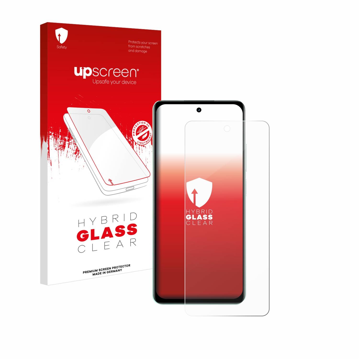 upscreen Hybrid Glas Schutz-Folie für realme C67