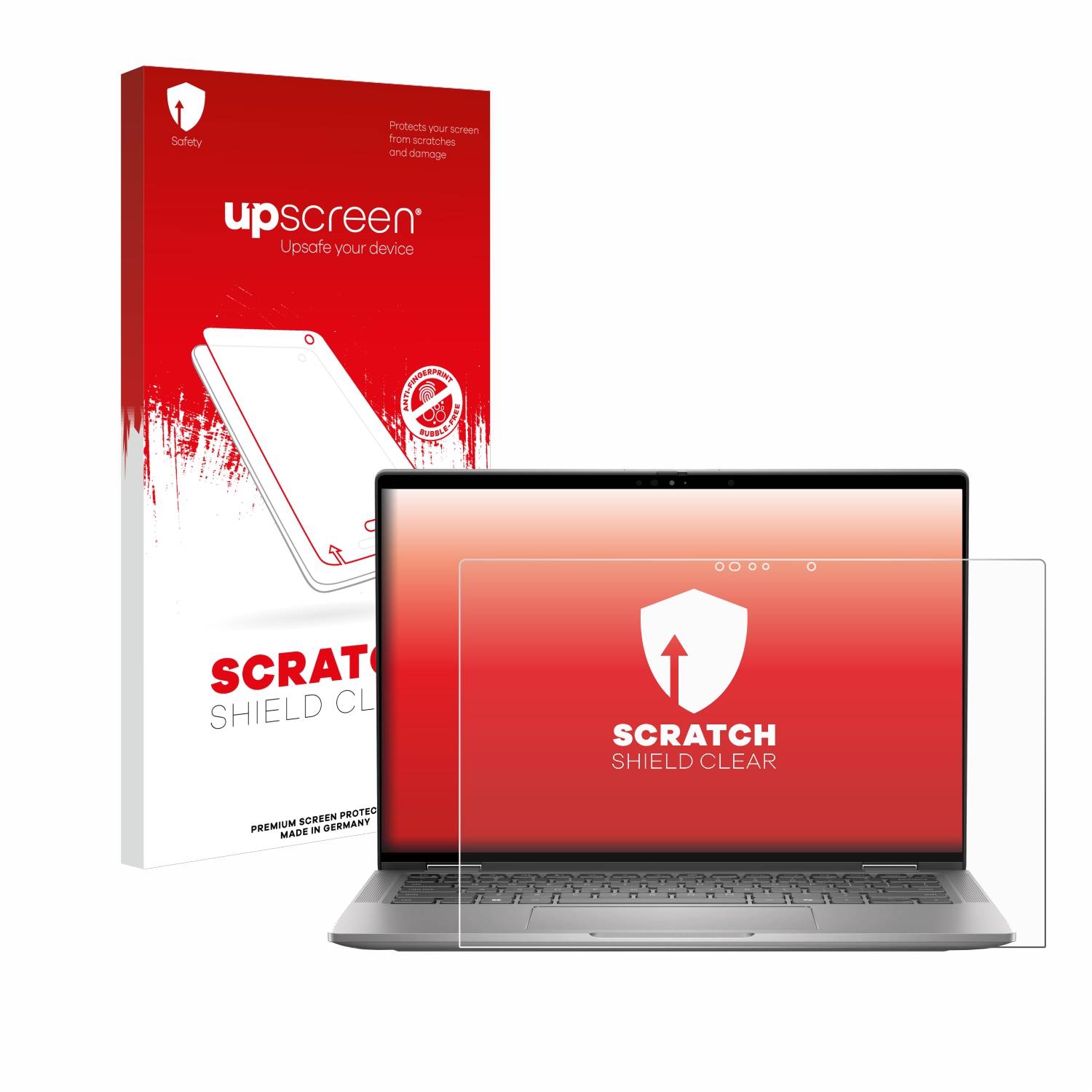 upscreen Schutzfolie für Dell Latitude 7450 2-in-1 Kratzschutz Anti-Fingerprint Klar
