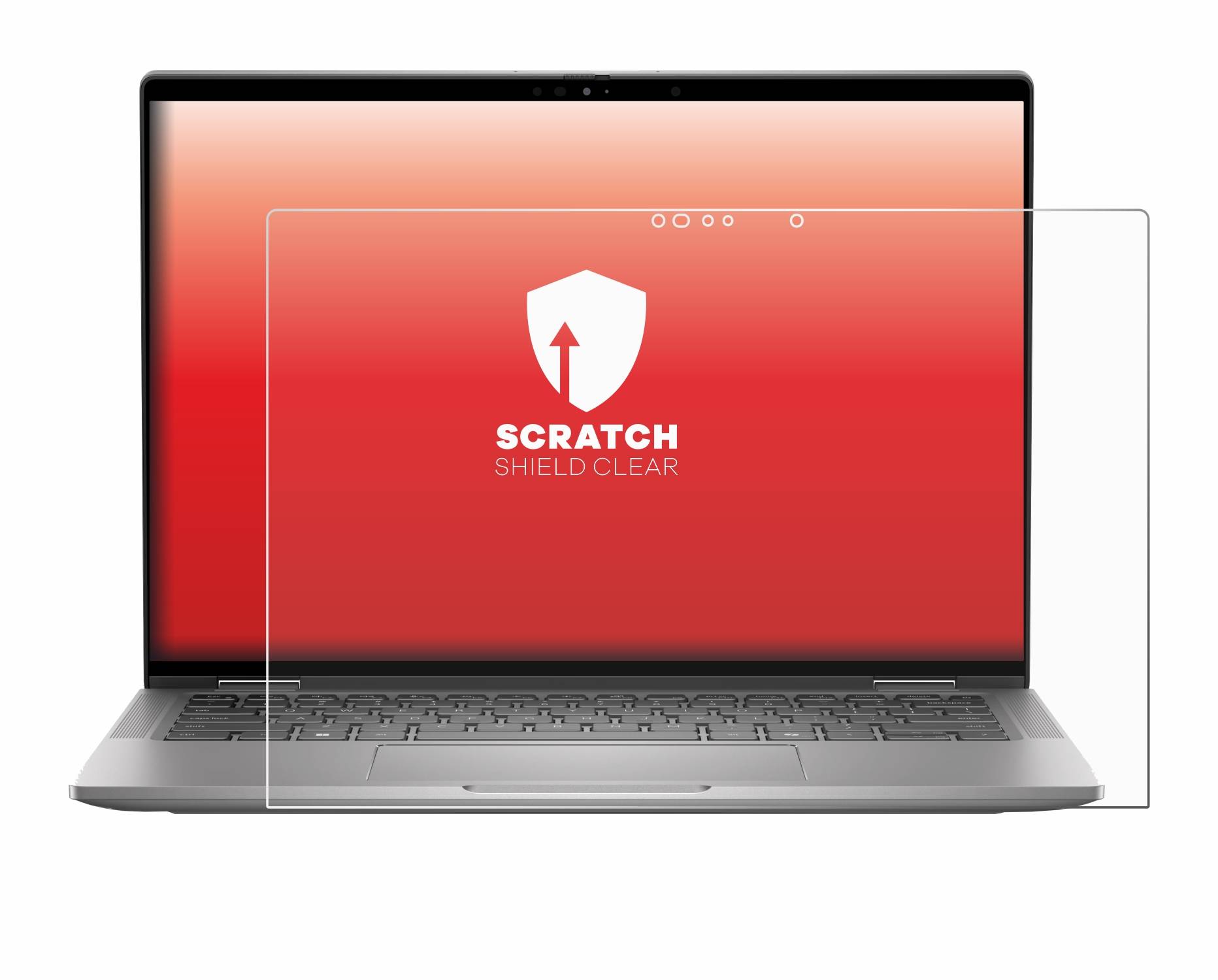 upscreen Schutzfolie für Dell Latitude 7450 2-in-1 Kratzschutz Anti-Fingerprint Klar