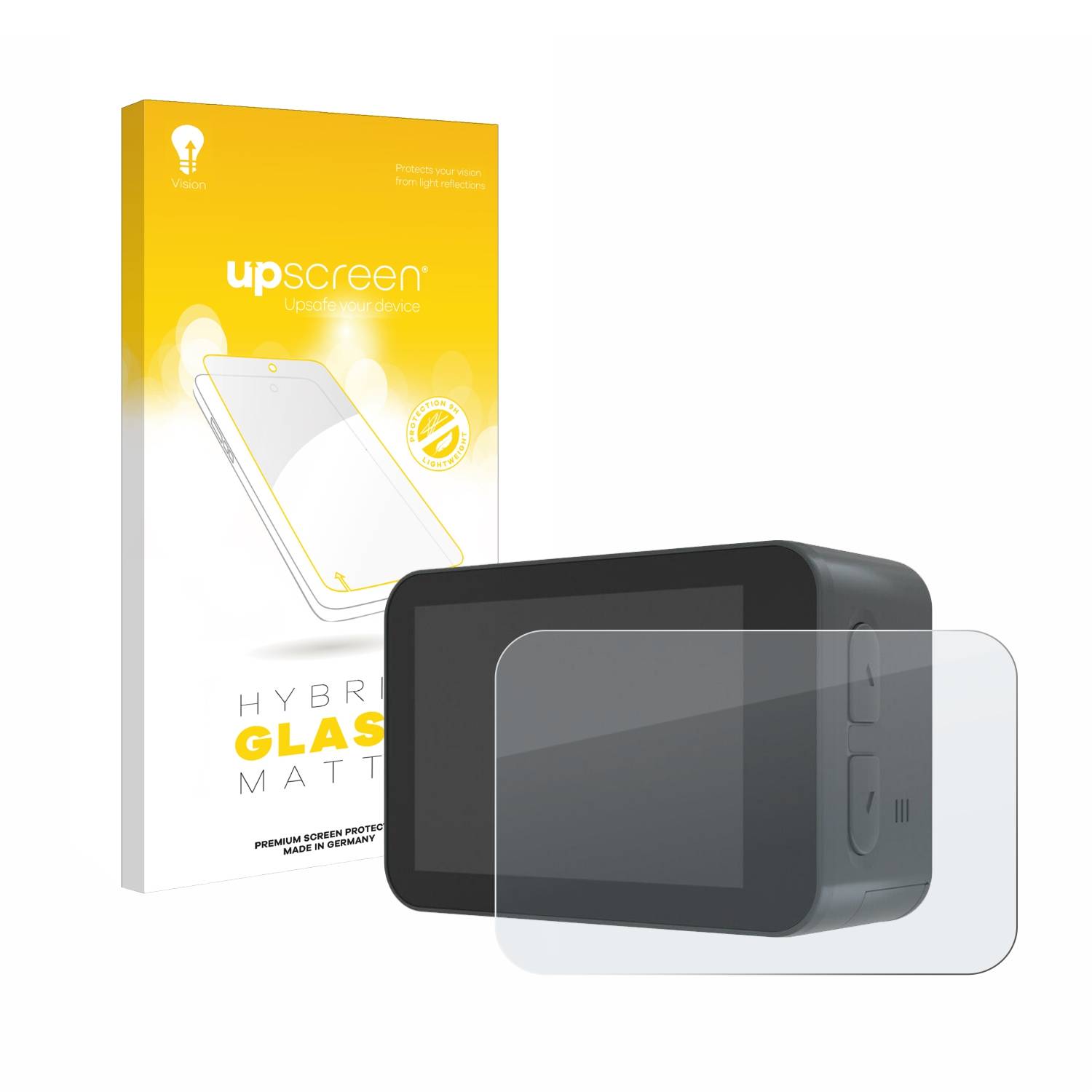 upscreen Flexible Schutz Glas Folie für Akaso V50X Schutzglas 9H Hybridglas Matt Entspiegelt