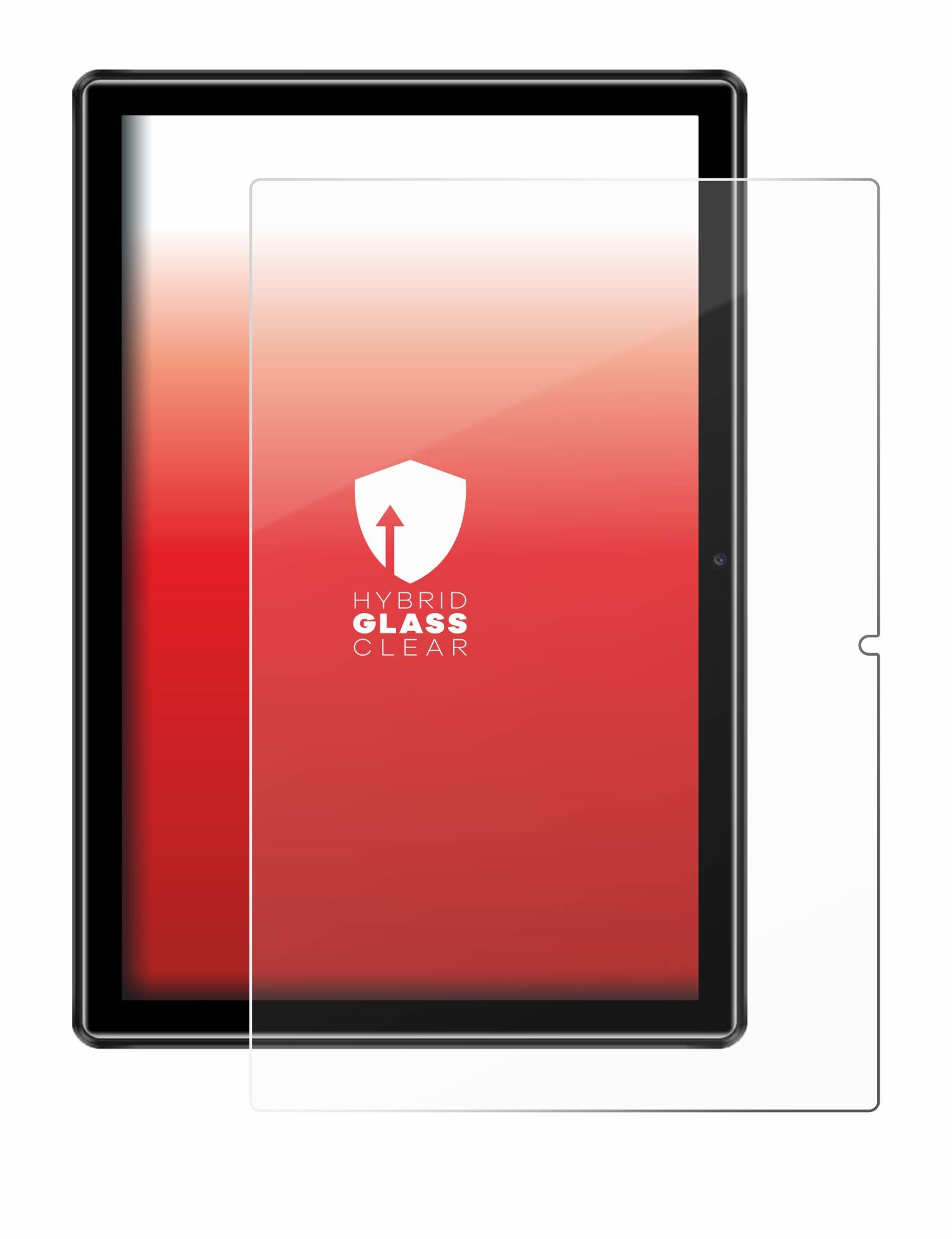 upscreen Hybrid Glas Schutz-Folie für Doogee U9