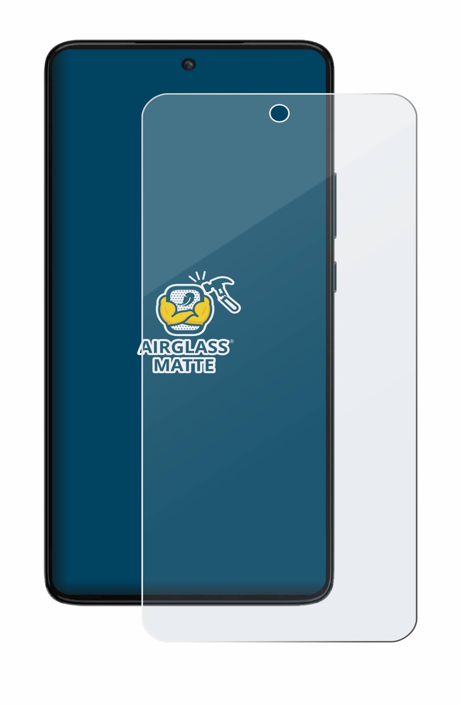 BROTECT AirGlass Matt Glas Panzer Folie für Motorola Moto G84