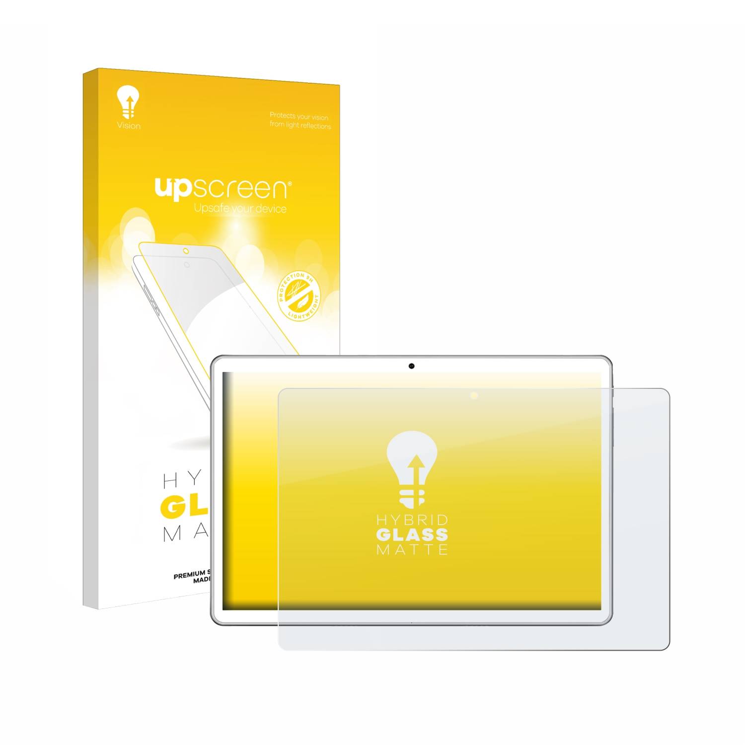 upscreen Hybrid Glas Matt Panzer-Folie für niuniutab KT107