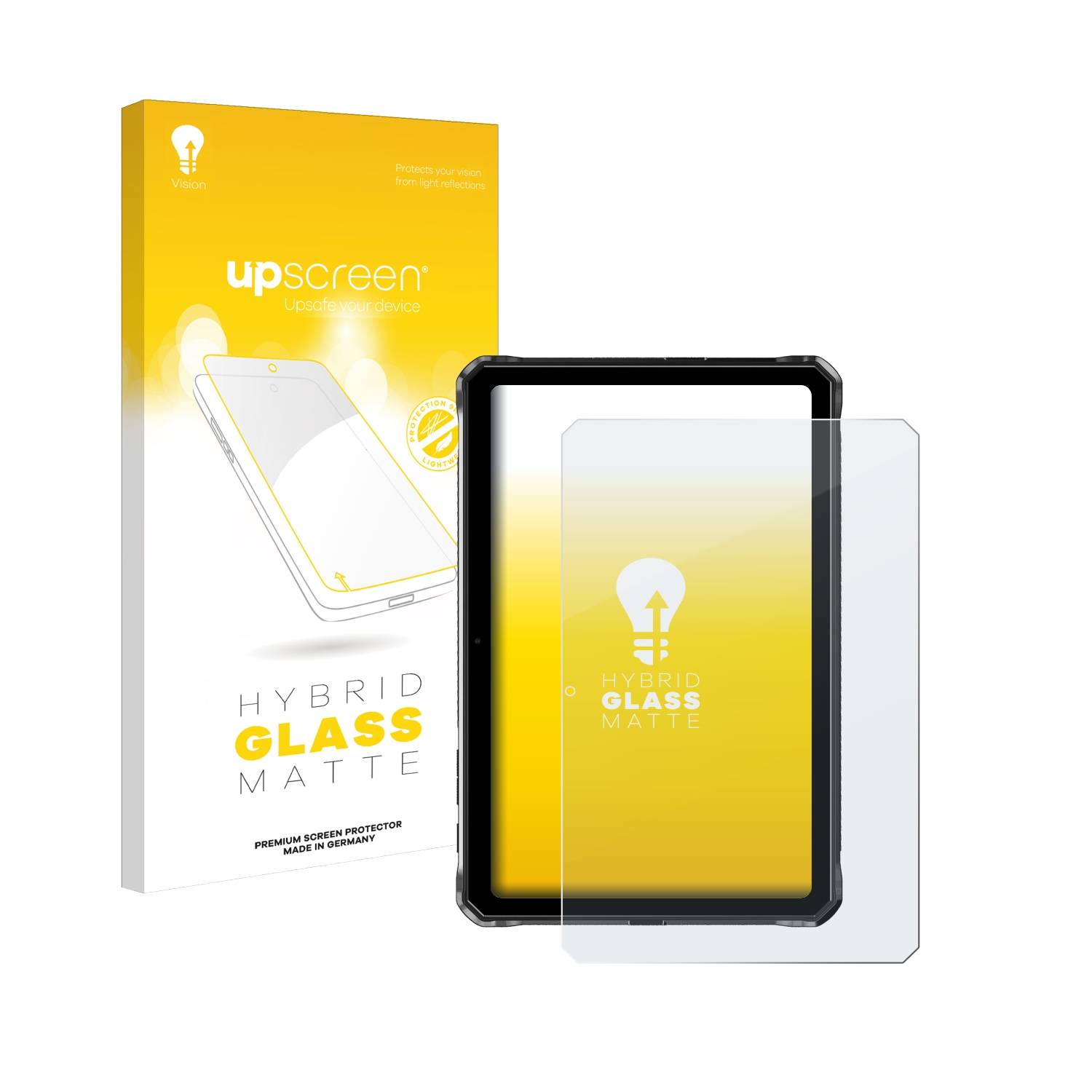 upscreen Hybrid Glas Matt Schutz-Folie für Doogee R20