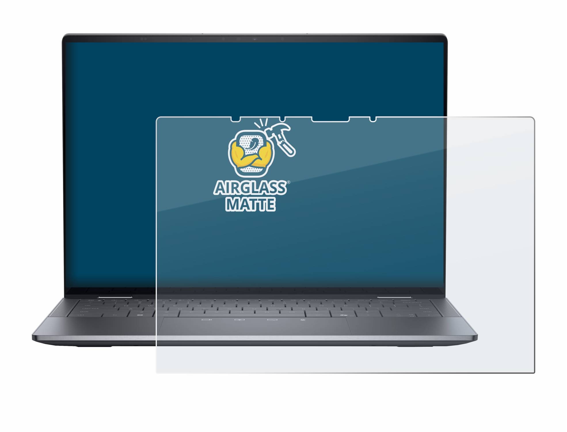 BROTECT AirGlass Flexible Schutz Glas Folie für Dell Latitude 9450 2-in-1 Matt Entspiegelt