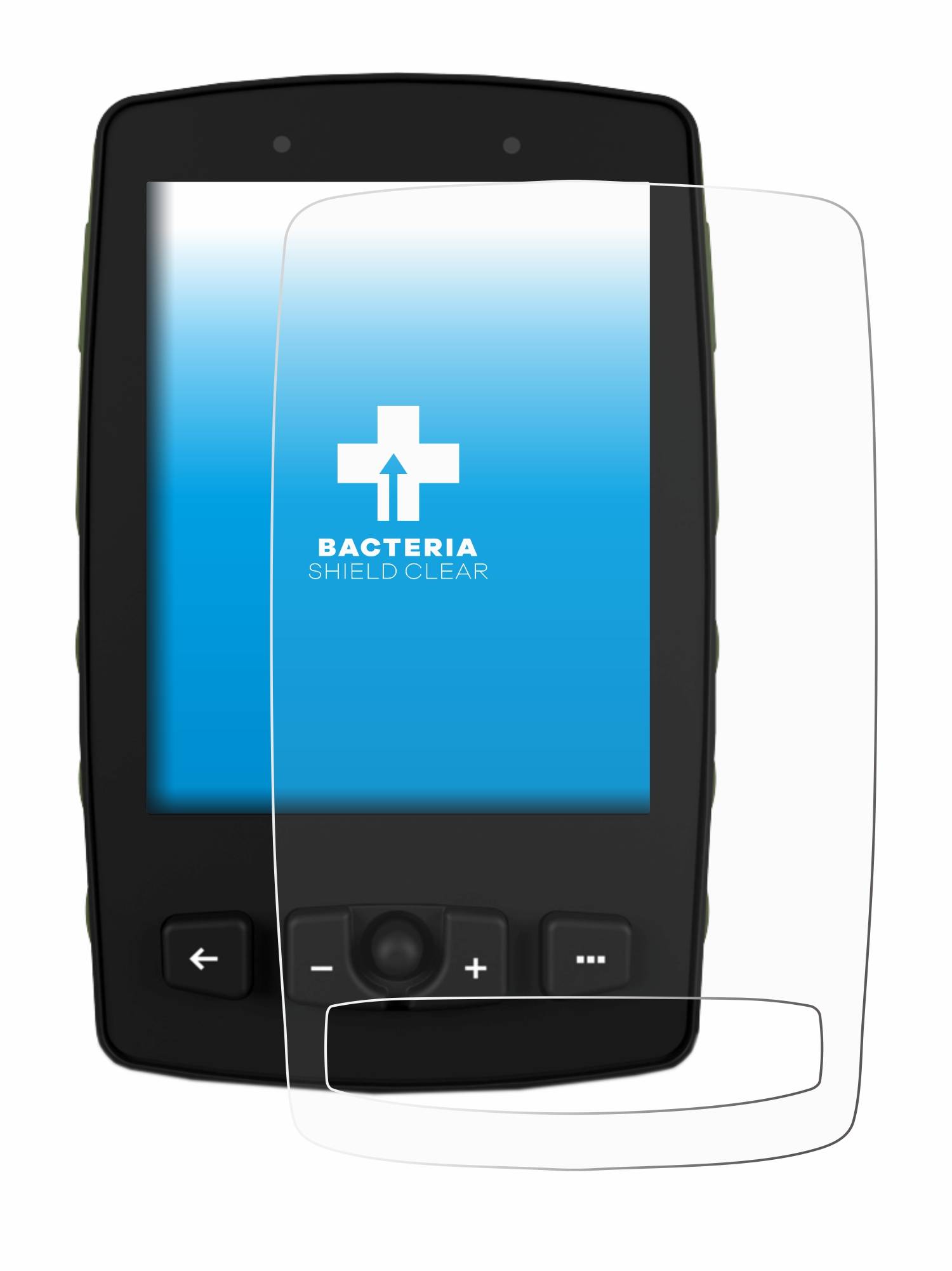 upscreen Bacteria Shield Schutzfolie für TwoNav Aventura 2 Plus - Antibakteriell