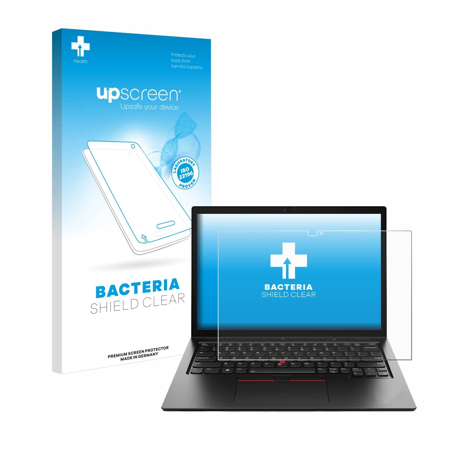 upscreen Bacteria Shield Schutzfolie für Lenovo ThinkPad L13 2-in-1 Gen 5 - Antibakteriell