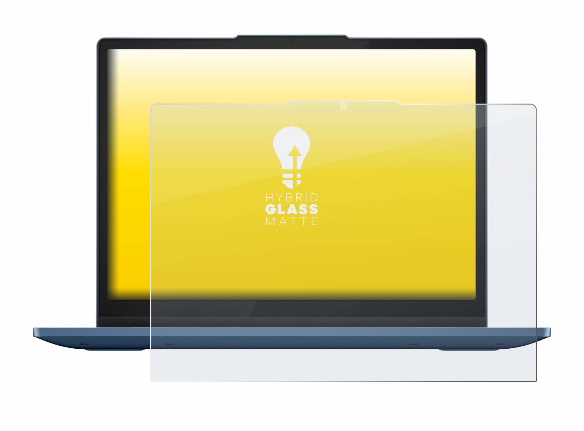 upscreen Hybrid Glas Matt Panzer-Folie für Lenovo IdeaPad Flex 3 Chrome 12IAN8