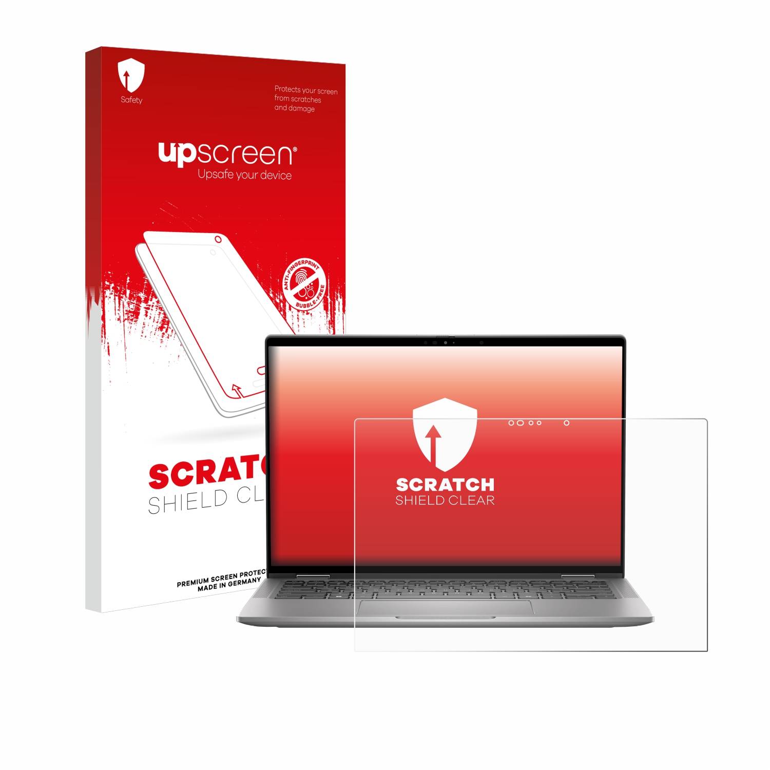 upscreen Schutzfolie für Dell Latitude 7350 2-in-1 Kratzschutz Anti-Fingerprint Klar