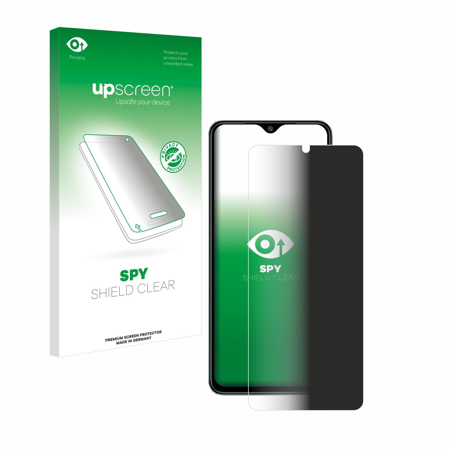 upscreen Spy Shield Sichtschutz-Folie für Xiaomi Redmi A3