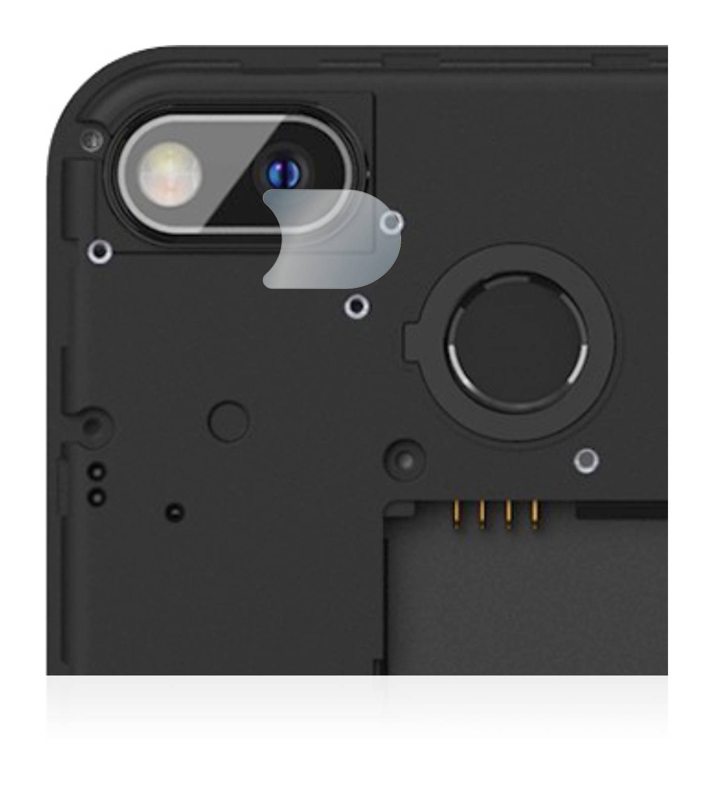 BROTECT AirGlass Glas Schutz-Folie für Fairphone 3 Plus (NUR Kameraschutz) - Schutzglas