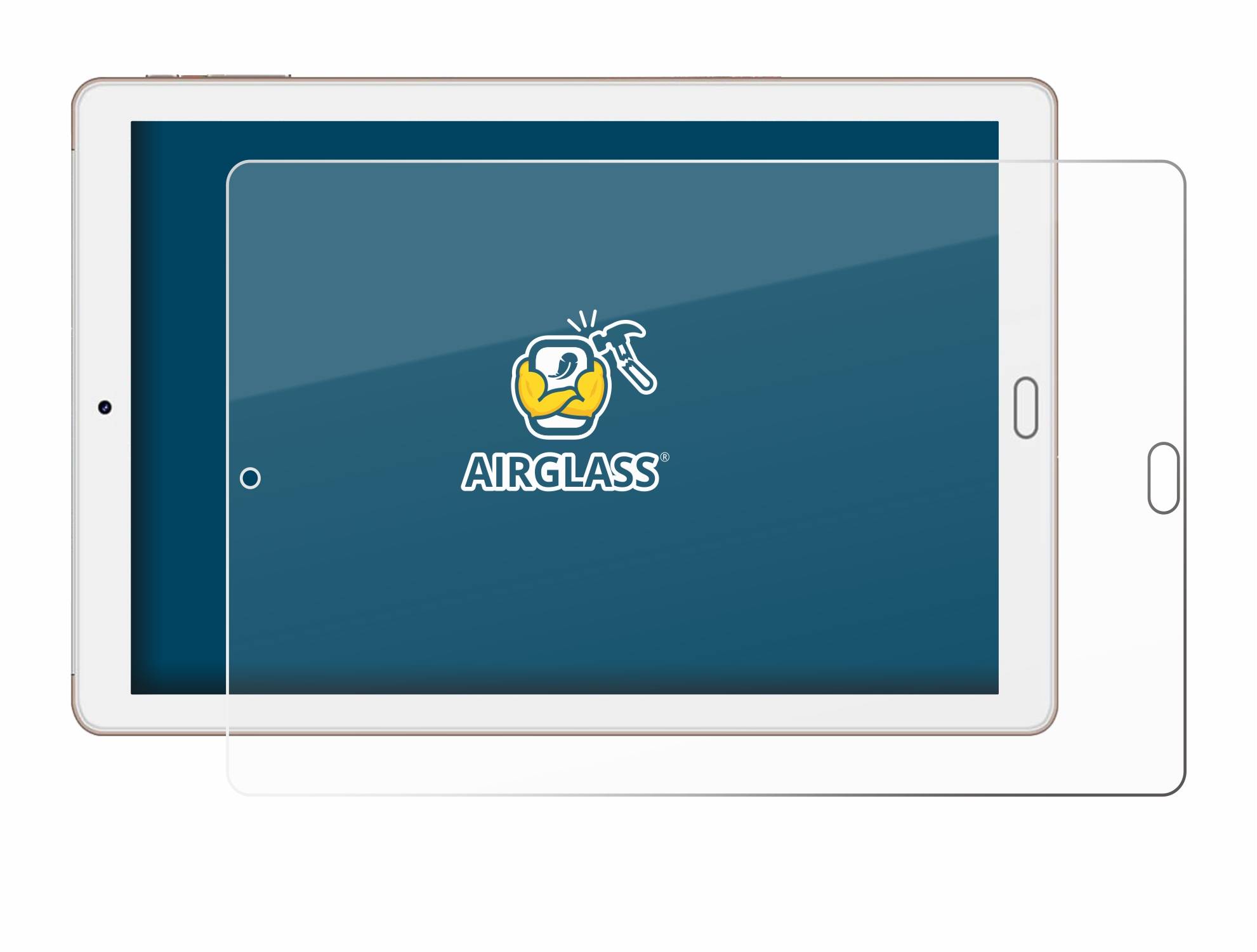 BROTECT AirGlass Flexible Schutz Glas Folie für Yestel X2 Klar Transparent