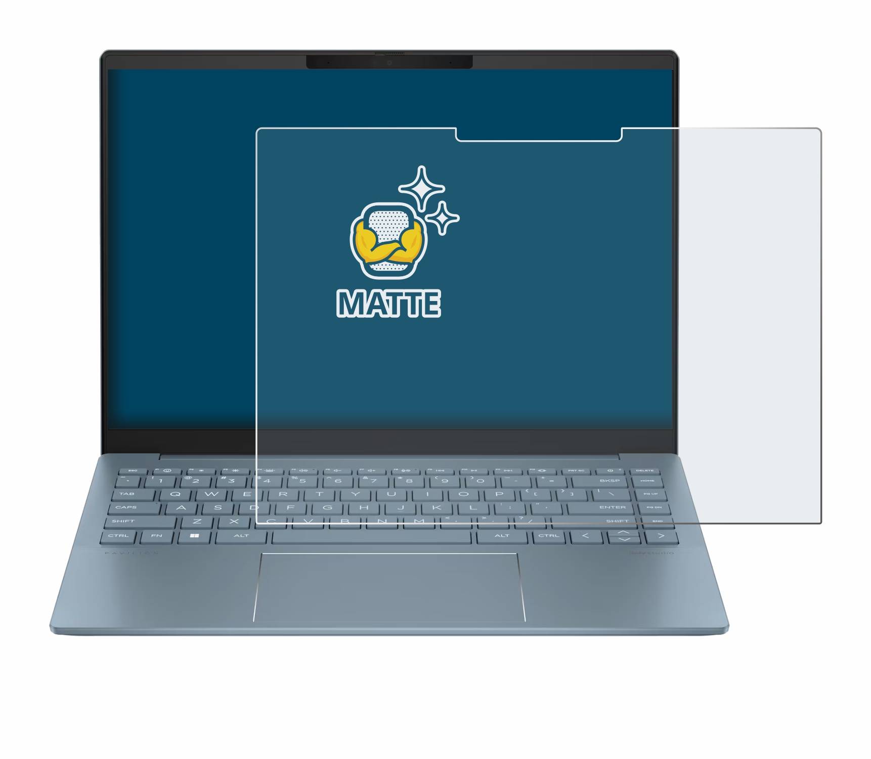 BROTECT Schutzfolie für HP Pavilion Plus 14-ew Folie Matt Entspiegelt