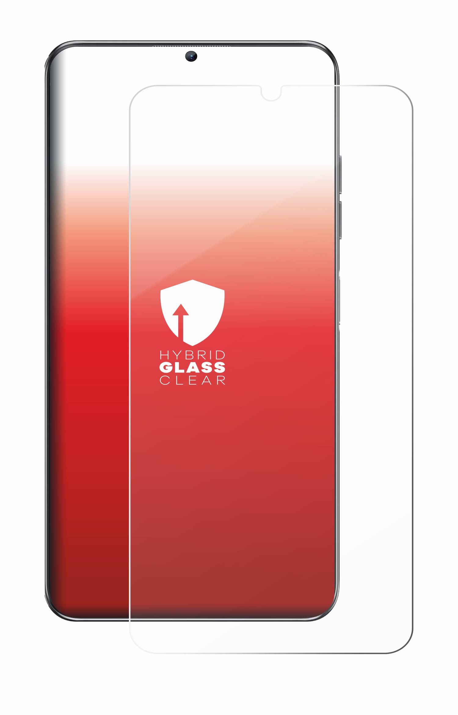 upscreen Flexible Schutz Glas Folie für Oukitel C38 Schutzglas 9H Hybridglas Klar