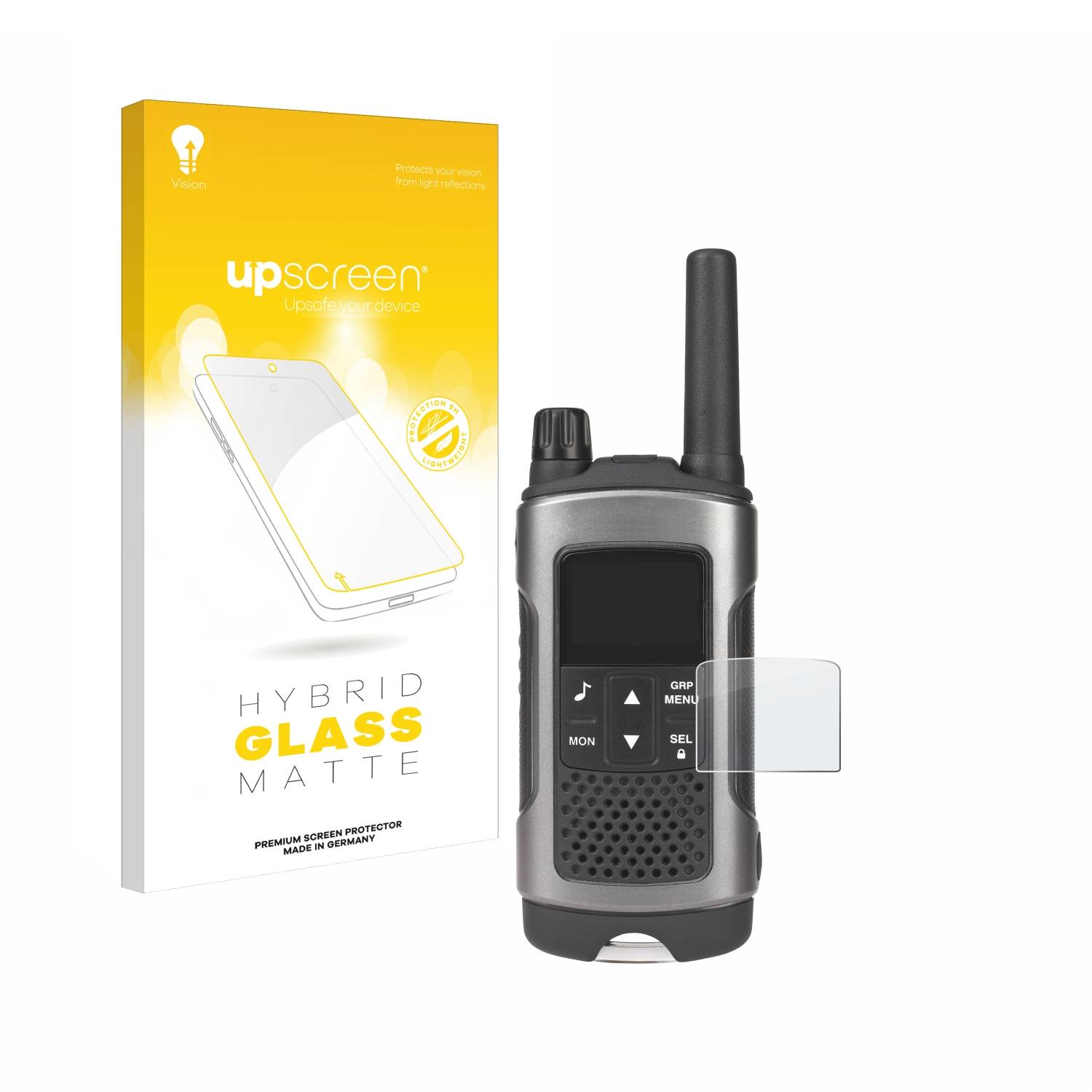 upscreen Hybrid Glas Matt Schutz-Folie für Motorola TLKR T80