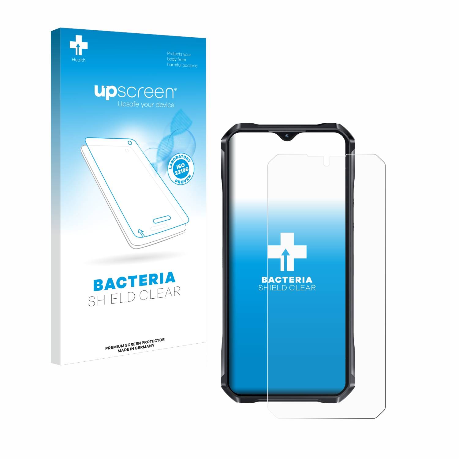 upscreen Bacteria Shield Schutzfolie für Oukitel WP33 Pro - Antibakteriell