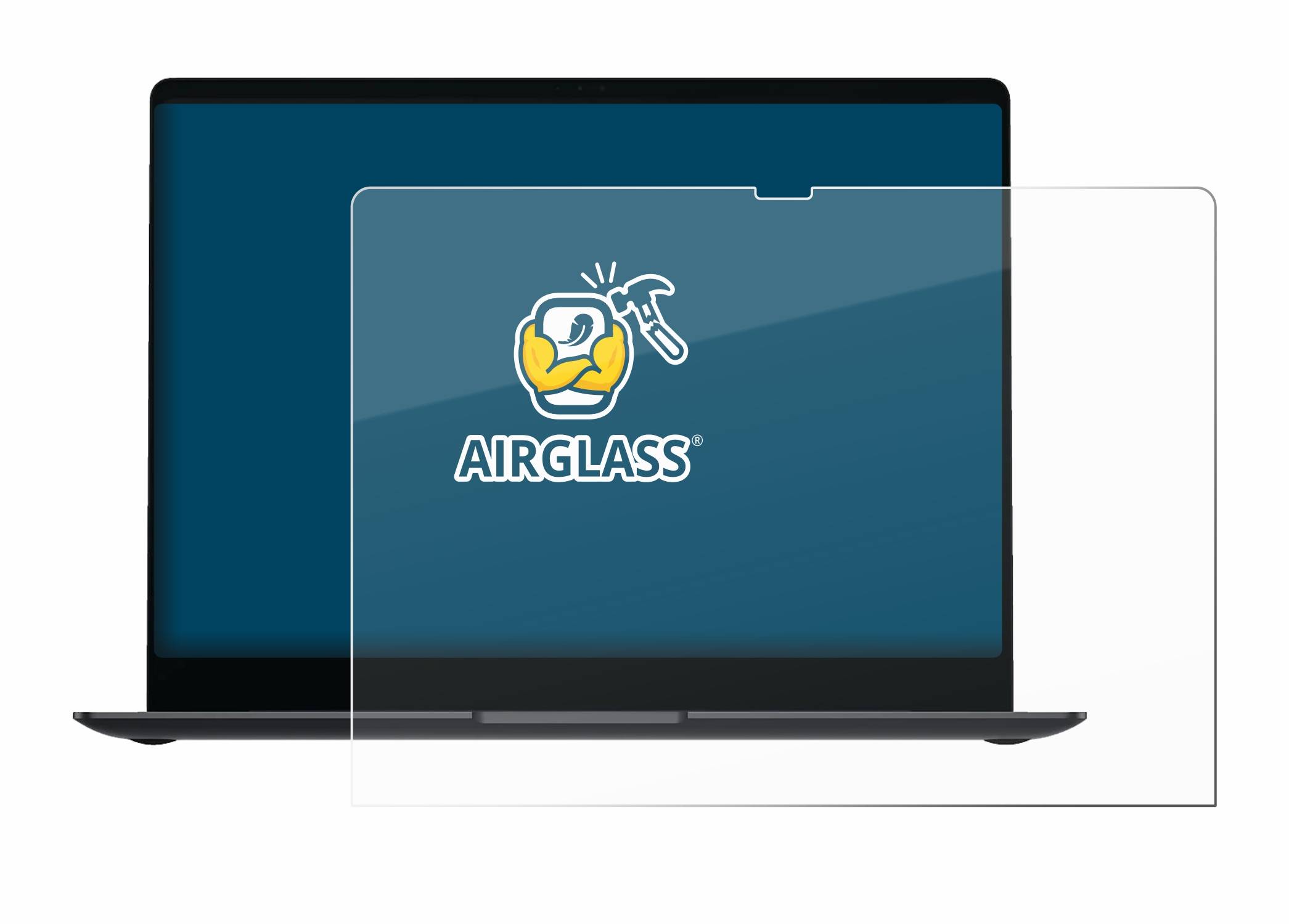 BROTECT AirGlass Glas Schutz-Folie für Samsung Galaxy Book4 Pro 16 - Schutzglas