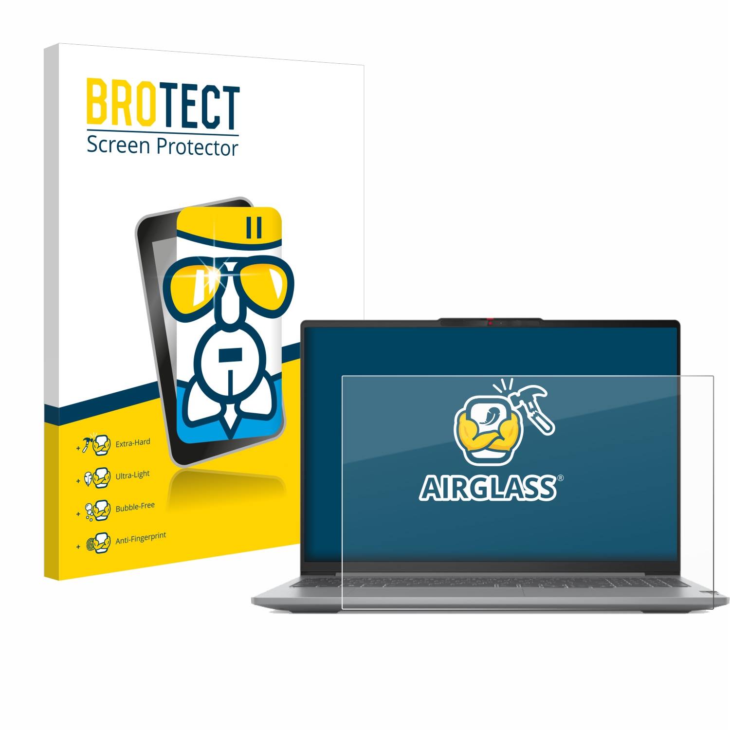 BROTECT AirGlass Glas Schutz-Folie für Lenovo IdeaPad Pro 5i Gen 9 16 - Schutzglas