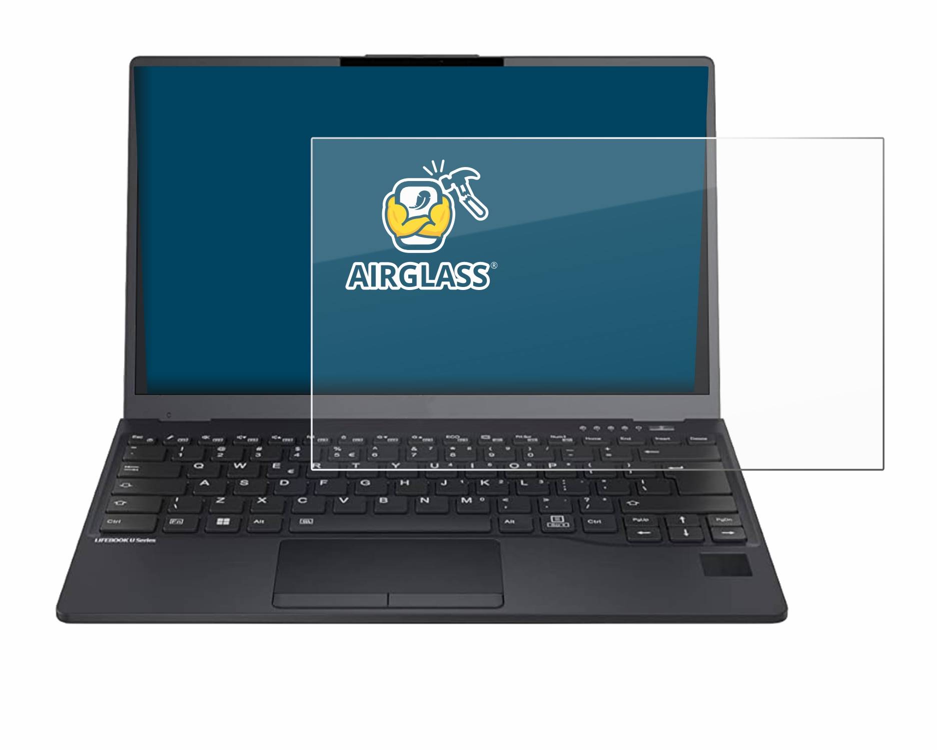 BROTECT AirGlass Glas Schutz-Folie für Fujitsu Lifebook U9312 - Schutzglas