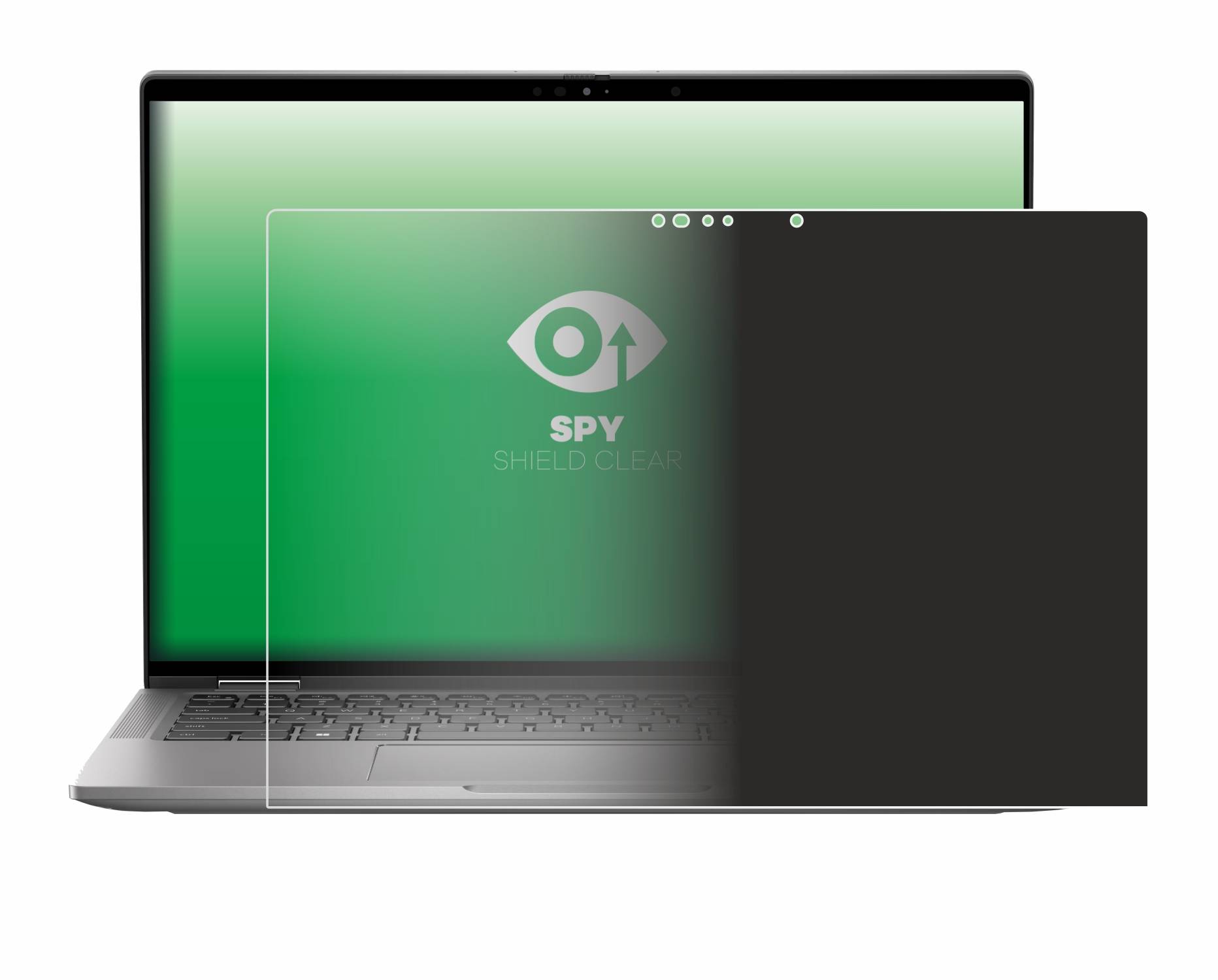 upscreen Blickschutzfolie für Dell Latitude 7450 2-in-1 Anti-Spy Privacy Blaulichtschutz Sichtschutzfolie