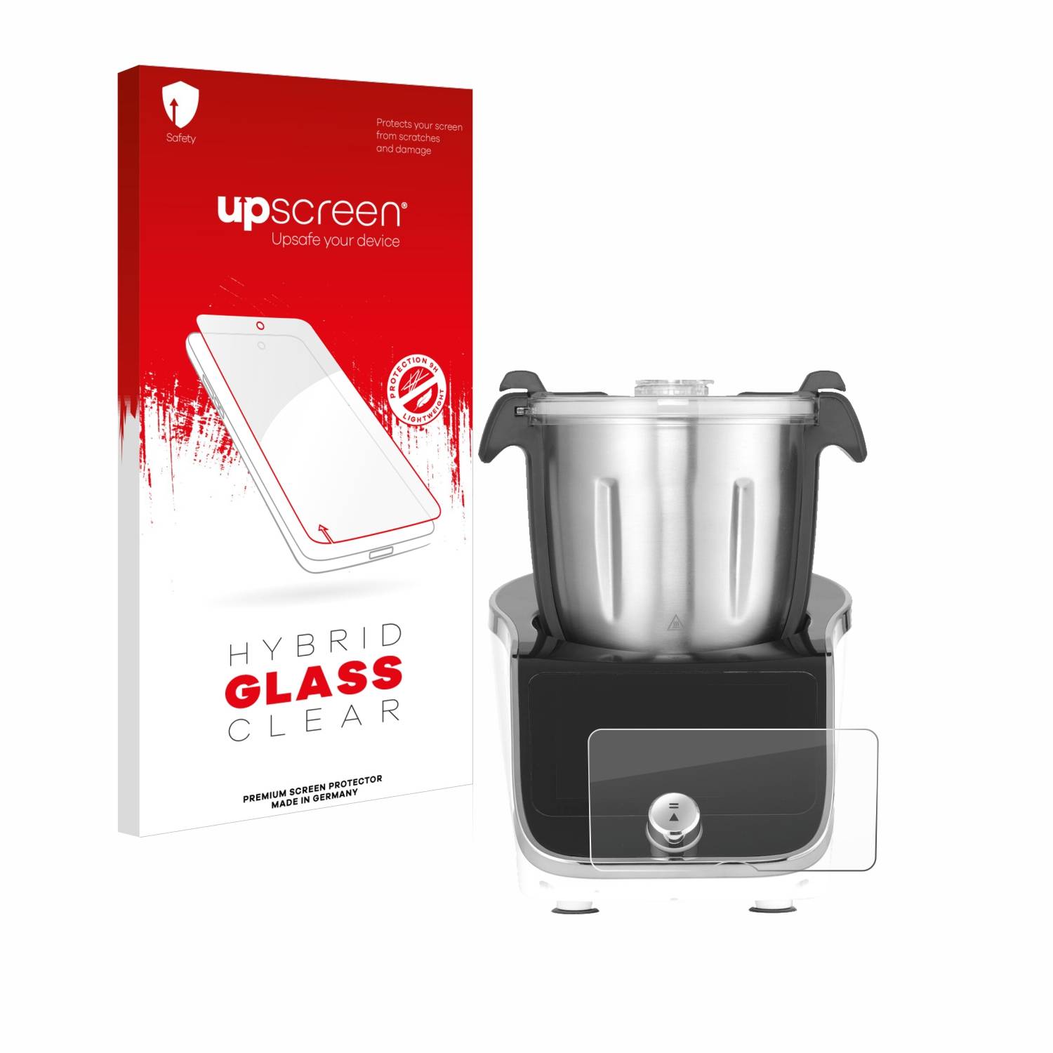 upscreen Hybrid Glas Schutz-Folie für Hendi Hendichef