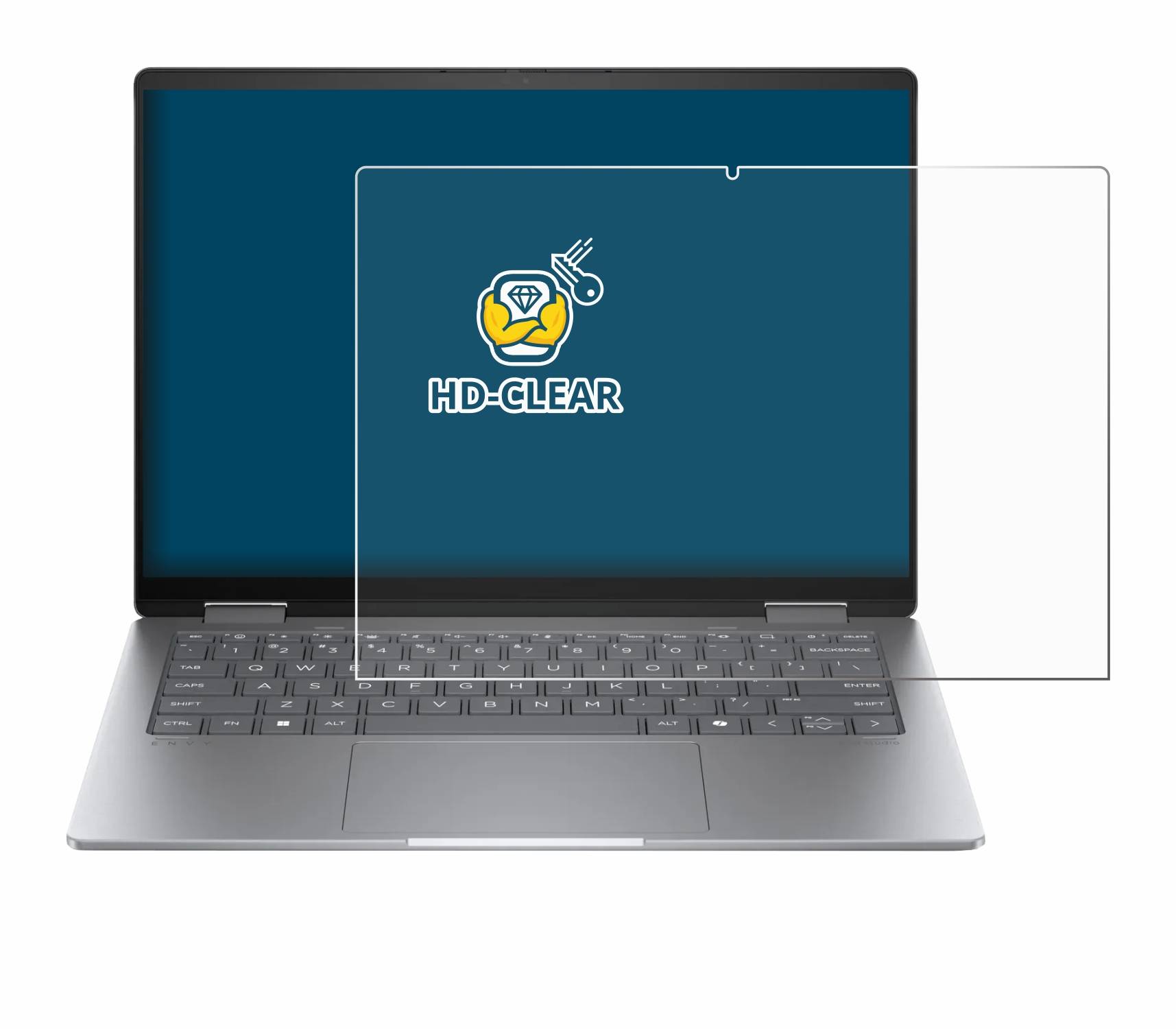 BROTECT Schutzfolie für HP Envy x360 14 2-in-1 Folie Klar Transparent