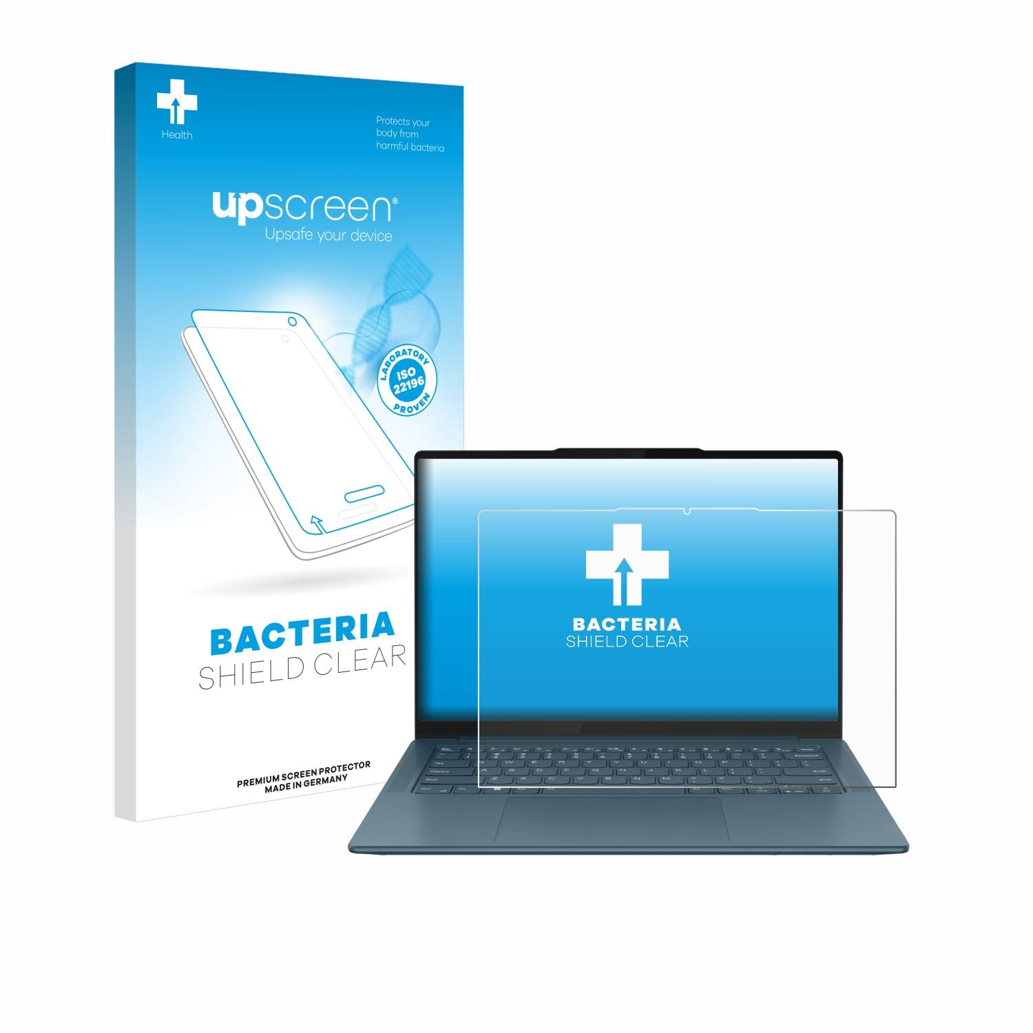 upscreen Bacteria Shield Schutzfolie für Lenovo Yoga Pro 7i Gen 9 14 - Antibakteriell