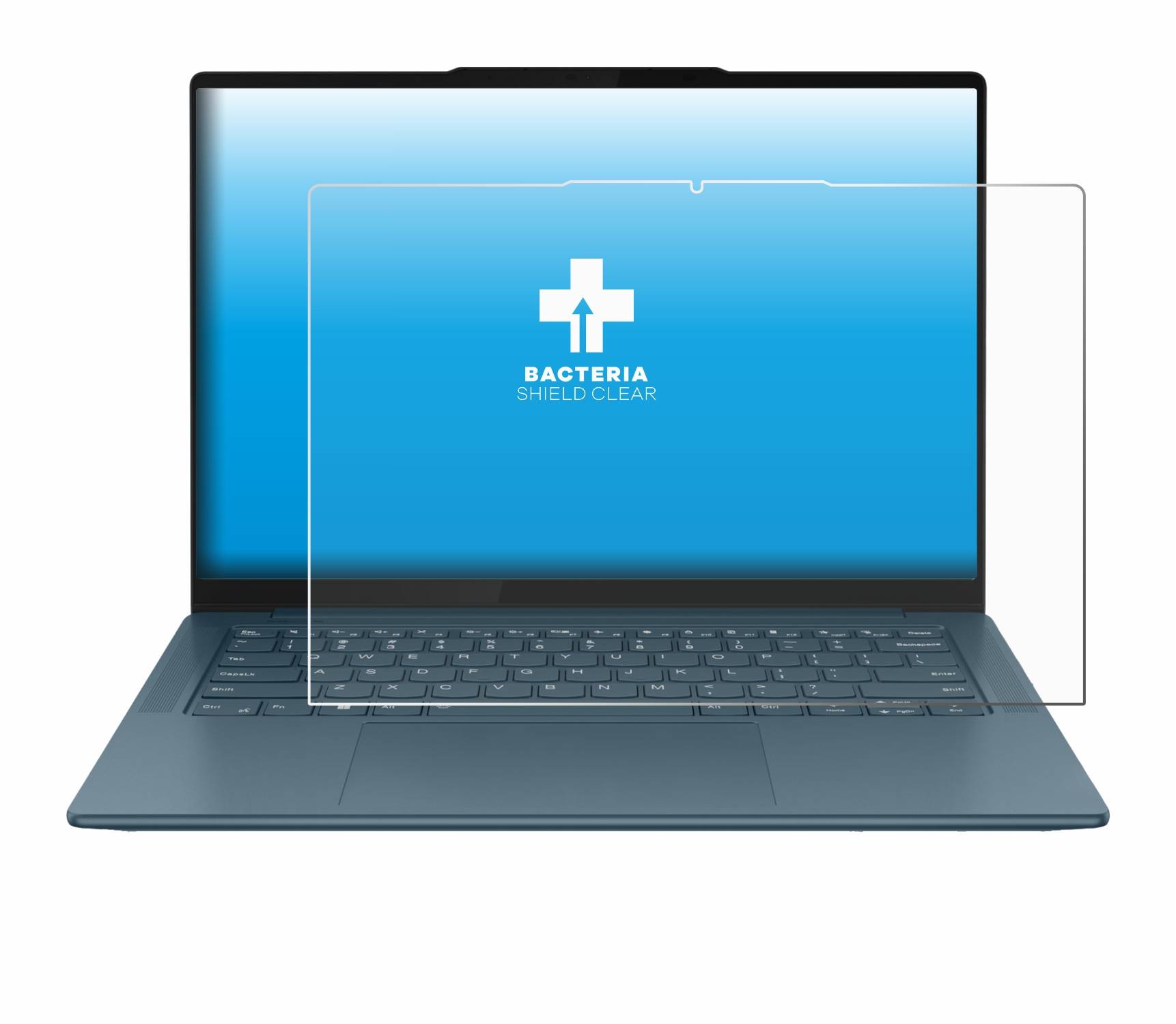 upscreen Bacteria Shield Schutzfolie für Lenovo Yoga Pro 7i Gen 9 14 - Antibakteriell