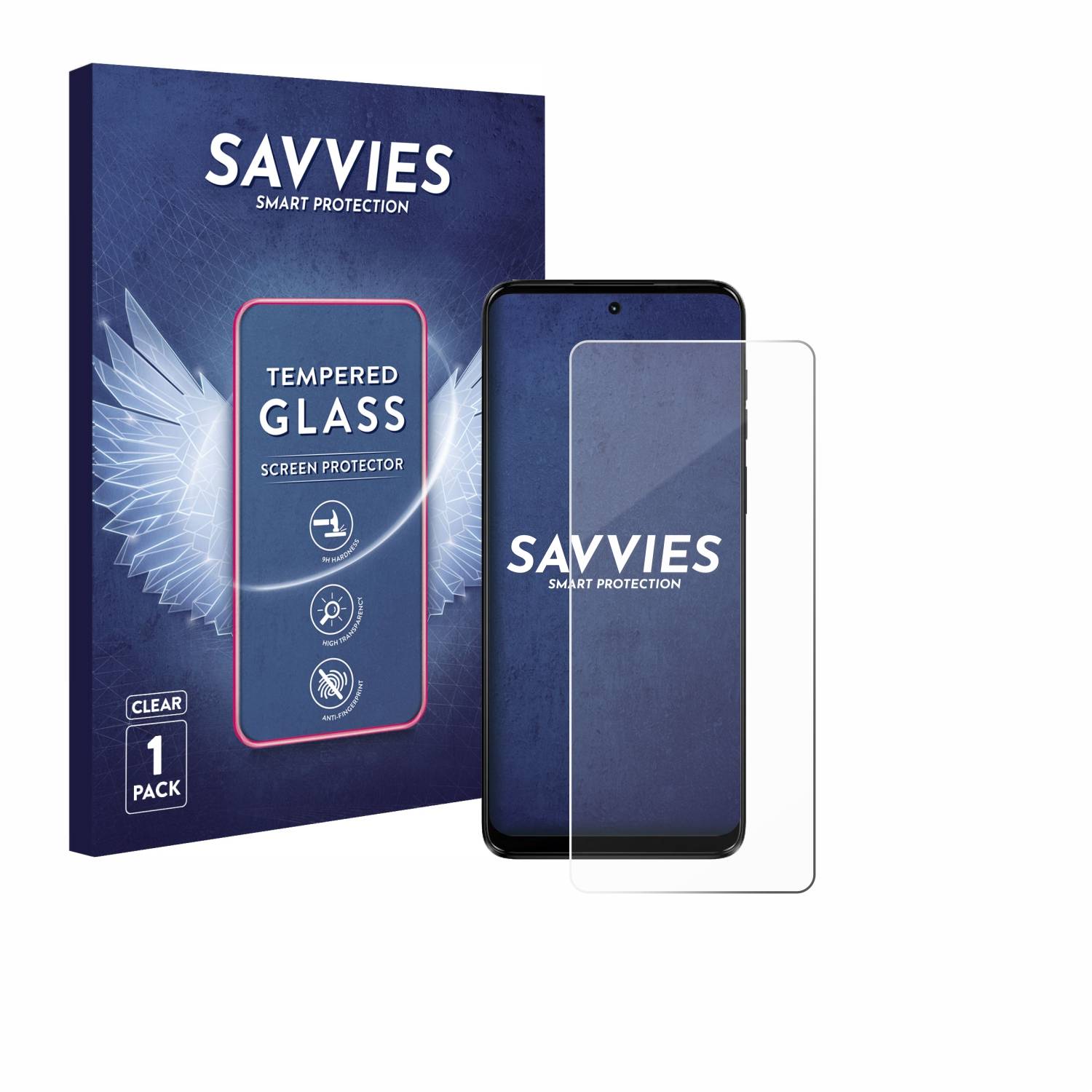 Savvies Clear Schutzglas für Motorola Moto G14