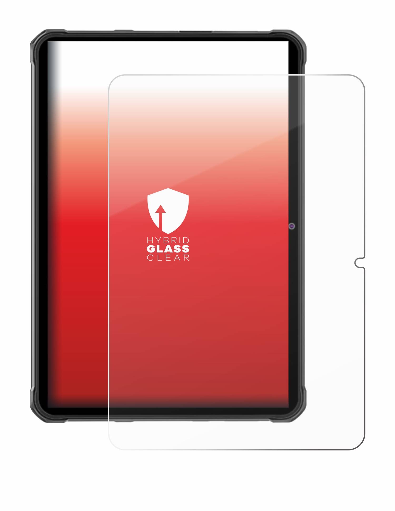 upscreen Hybrid Glas Schutz-Folie für Hotwav R7