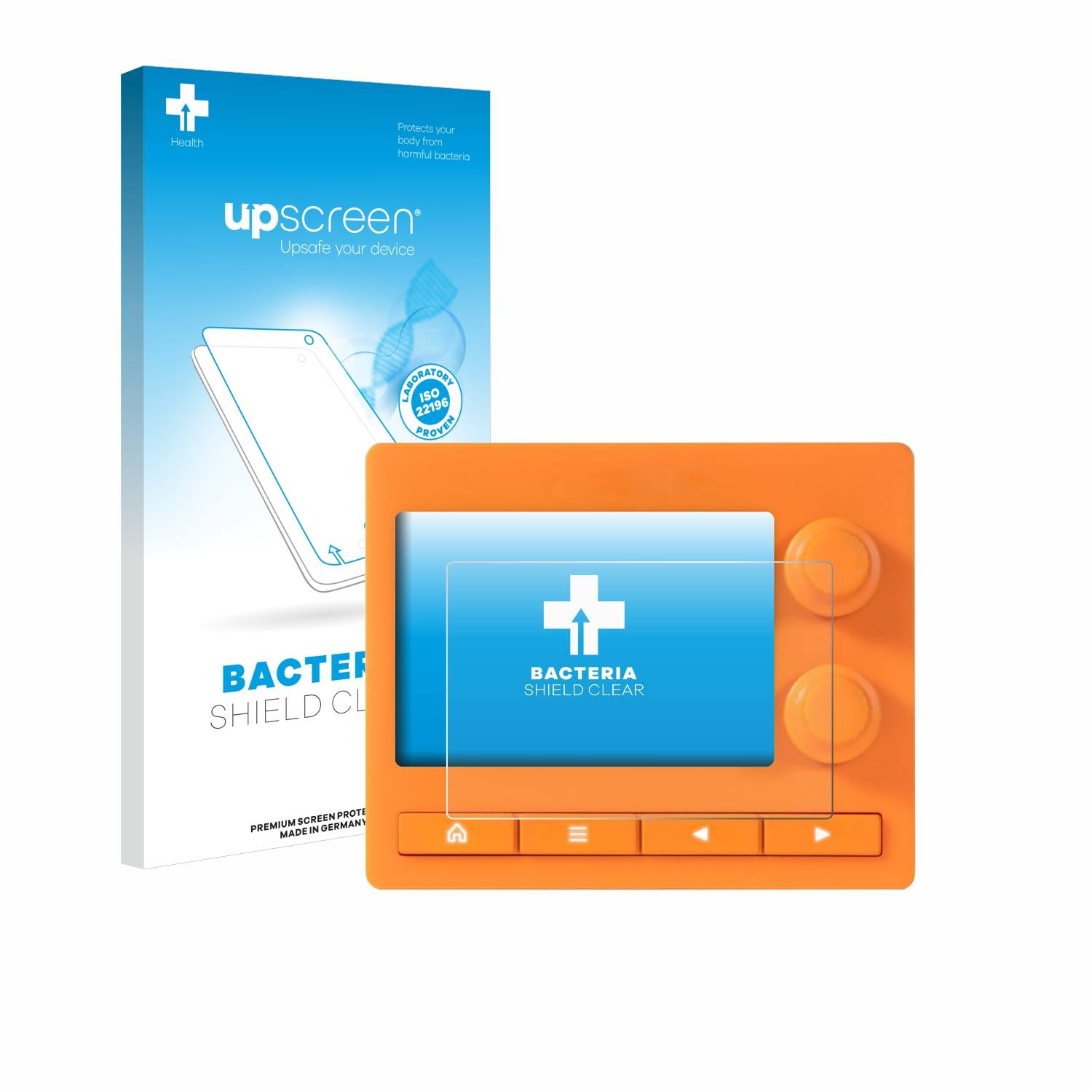upscreen Bacteria Shield Schutzfolie für 1010 Music Nanobox Tangerine - Antibakteriell