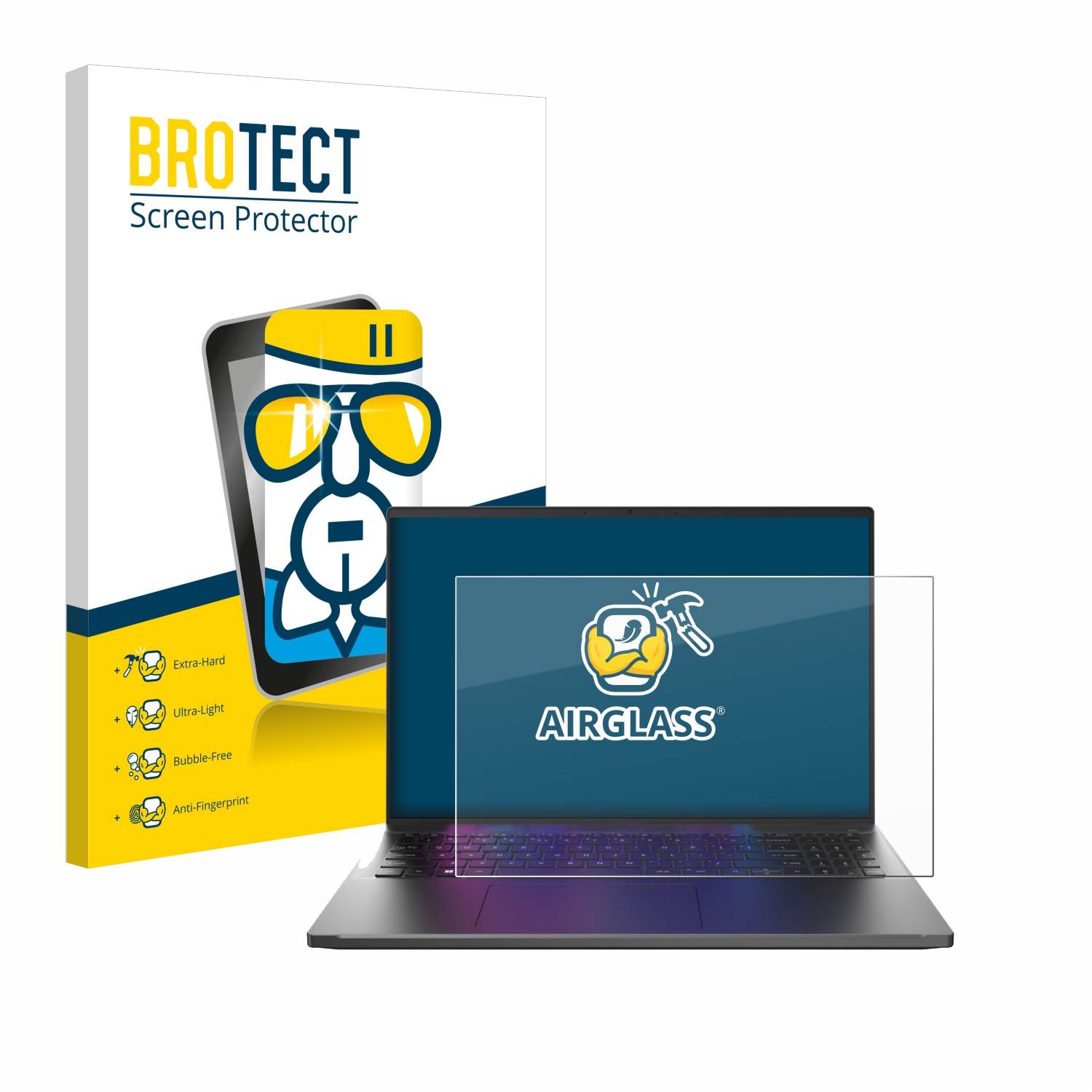 BROTECT AirGlass Glas Schutz-Folie für Acer Swift Go 16 - Schutzglas