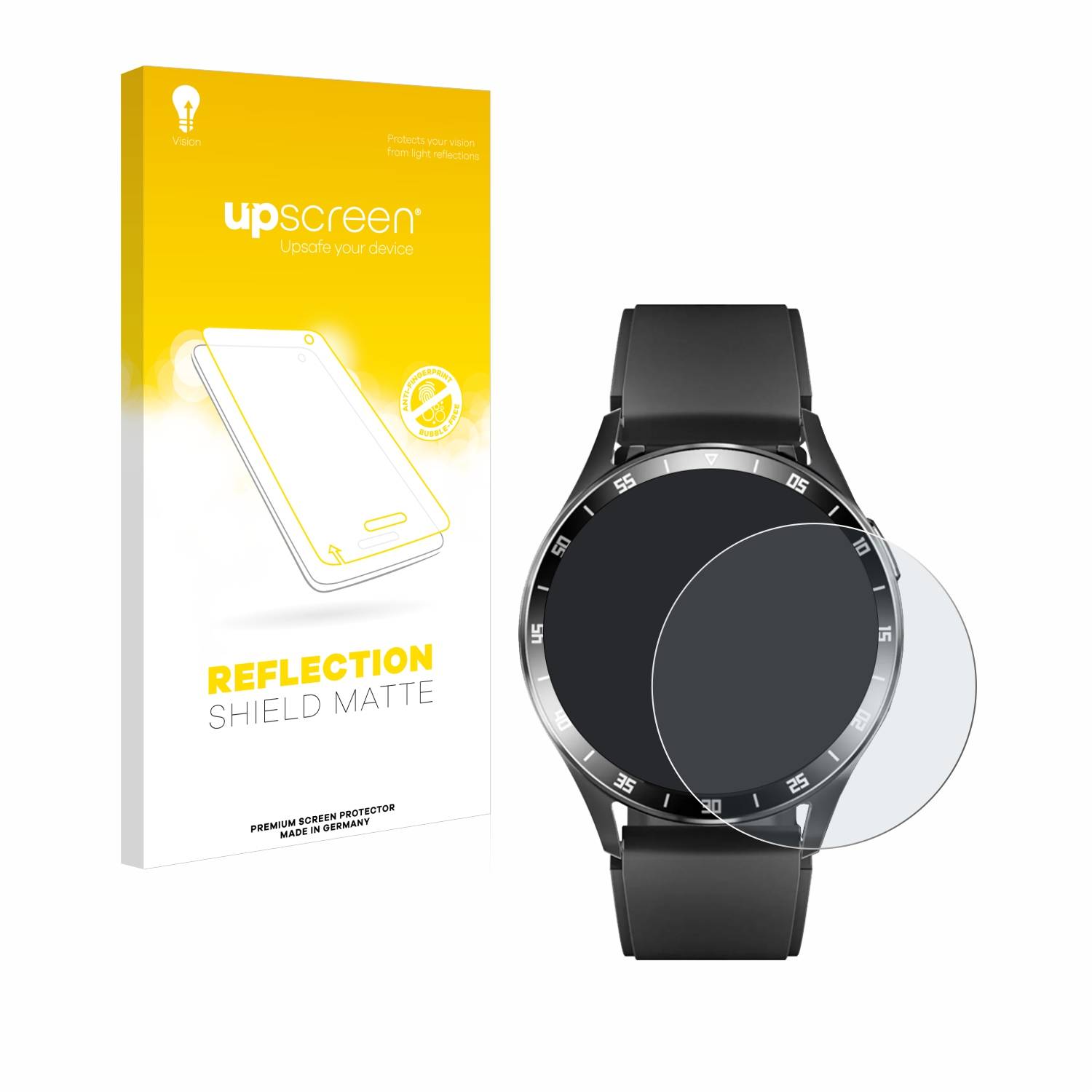upscreen Reflection Shield Matt Schutzfolie für usogood Smartwatch 1.39