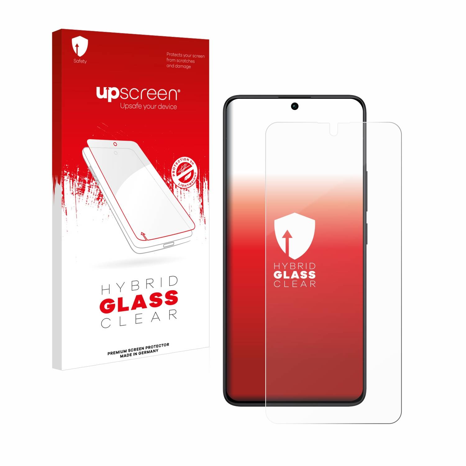 upscreen Hybrid Glas Schutz-Folie für Xiaomi Redmi Note 13 Pro 5G