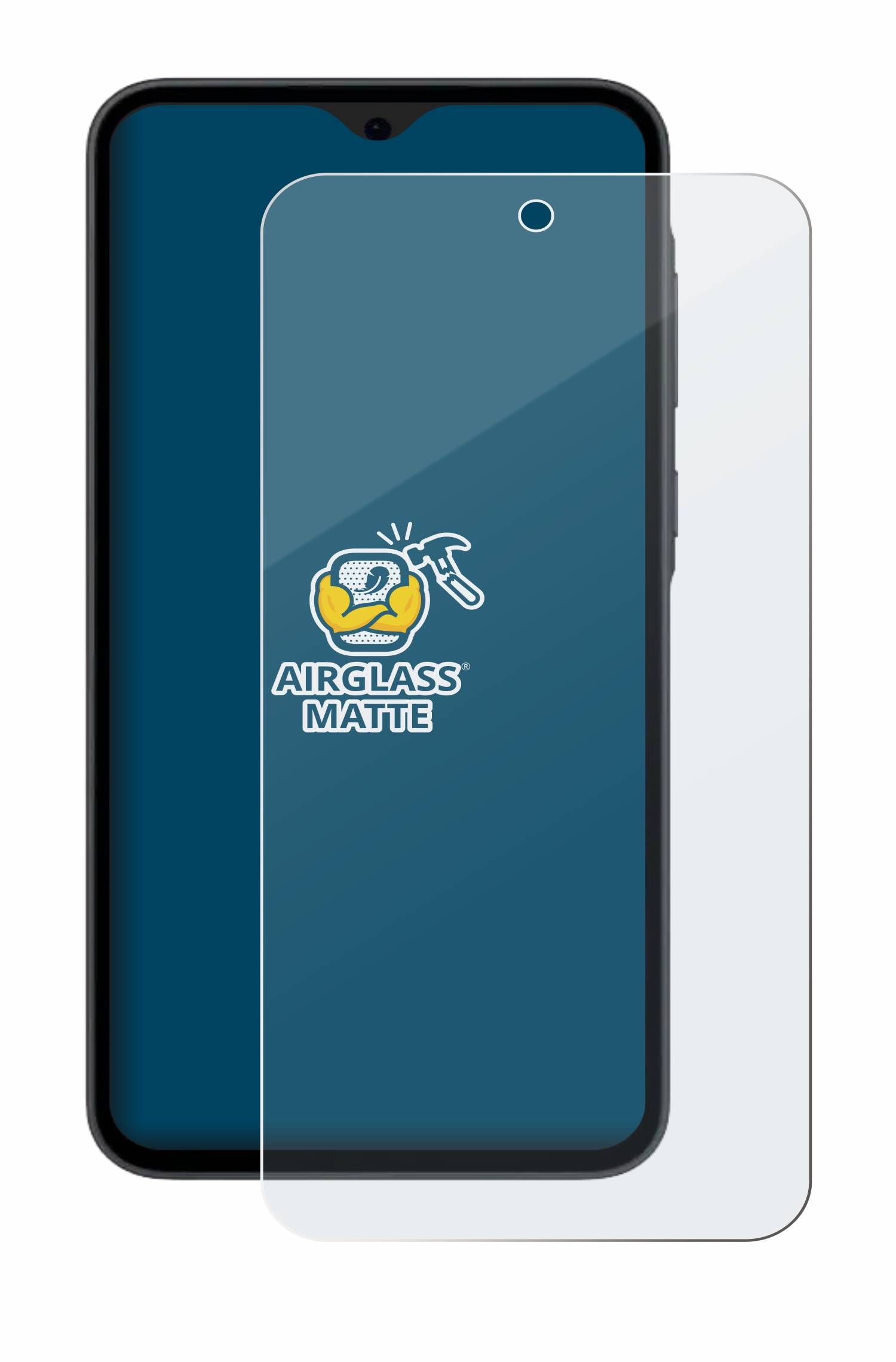 BROTECT AirGlass Matt Glas Panzer Folie für Samsung Galaxy A35 5G