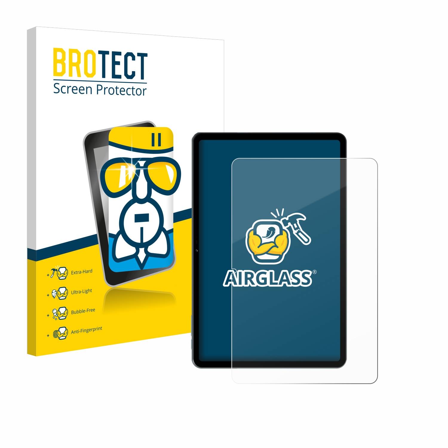 BROTECT AirGlass Flexible Schutz Glas Folie für Doogee T30s Klar Transparent
