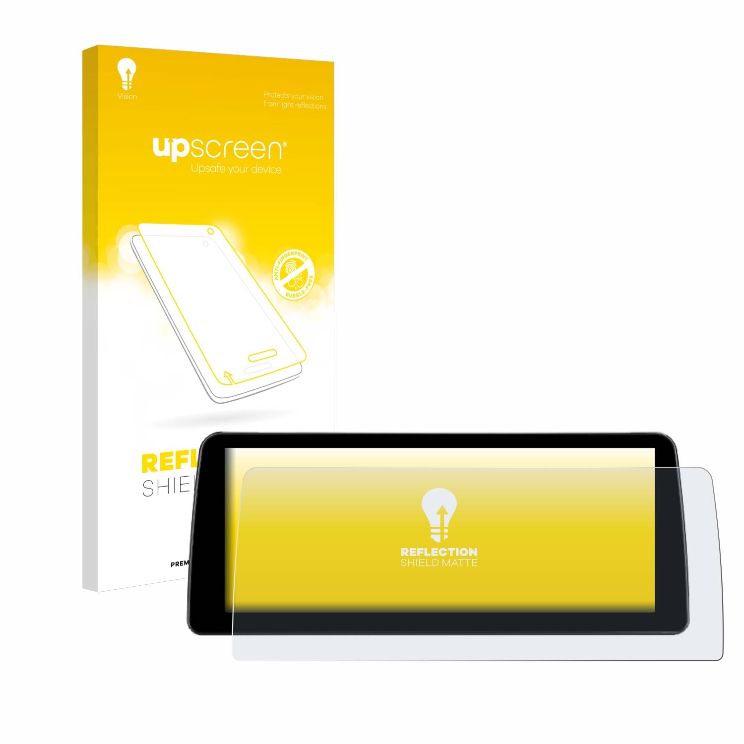 upscreen Reflection Shield Matt Schutzfolie für Teyes Lux One 12