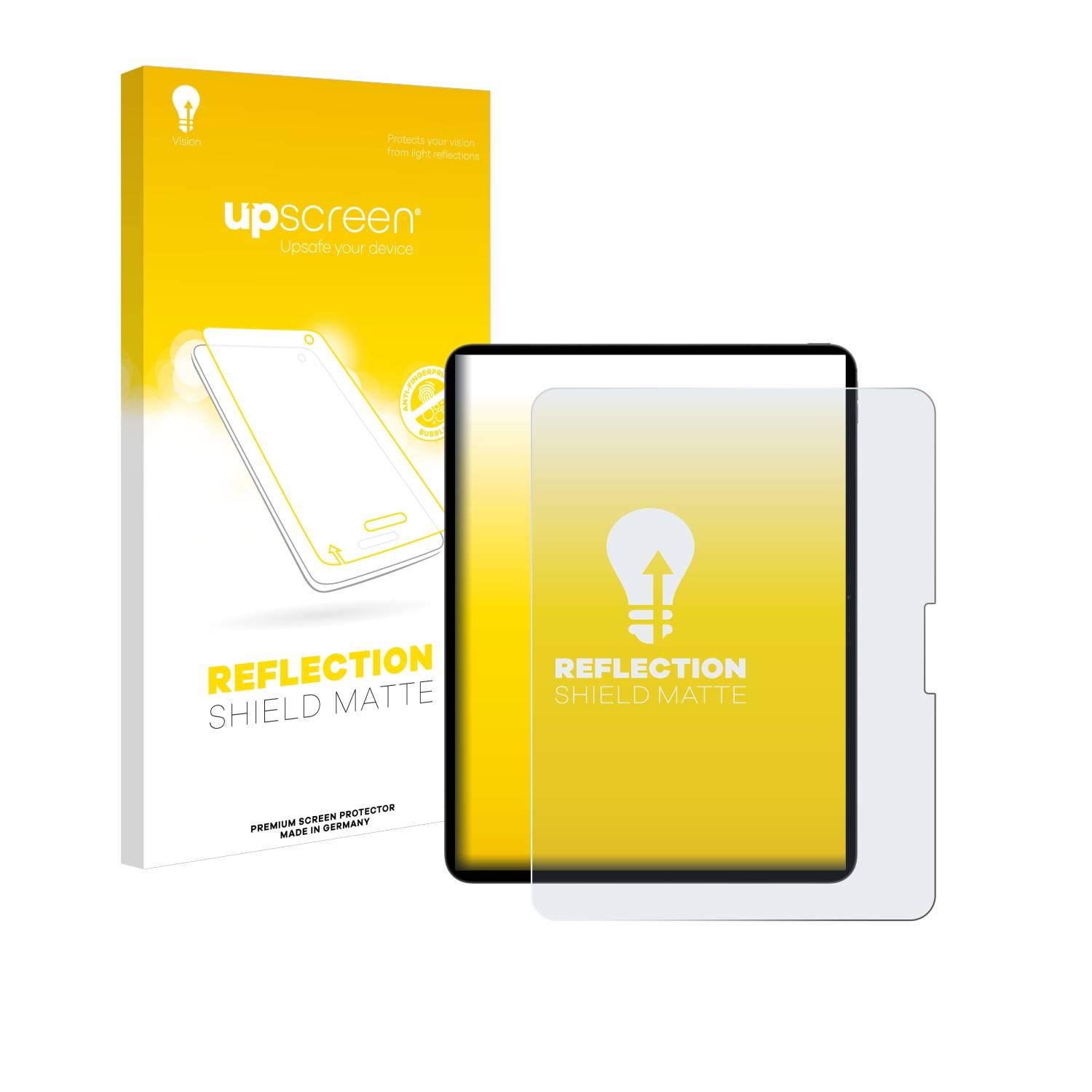 upscreen Reflection Shield Matt Schutzfolie für Apple iPad Pro 13 WiFi 2024