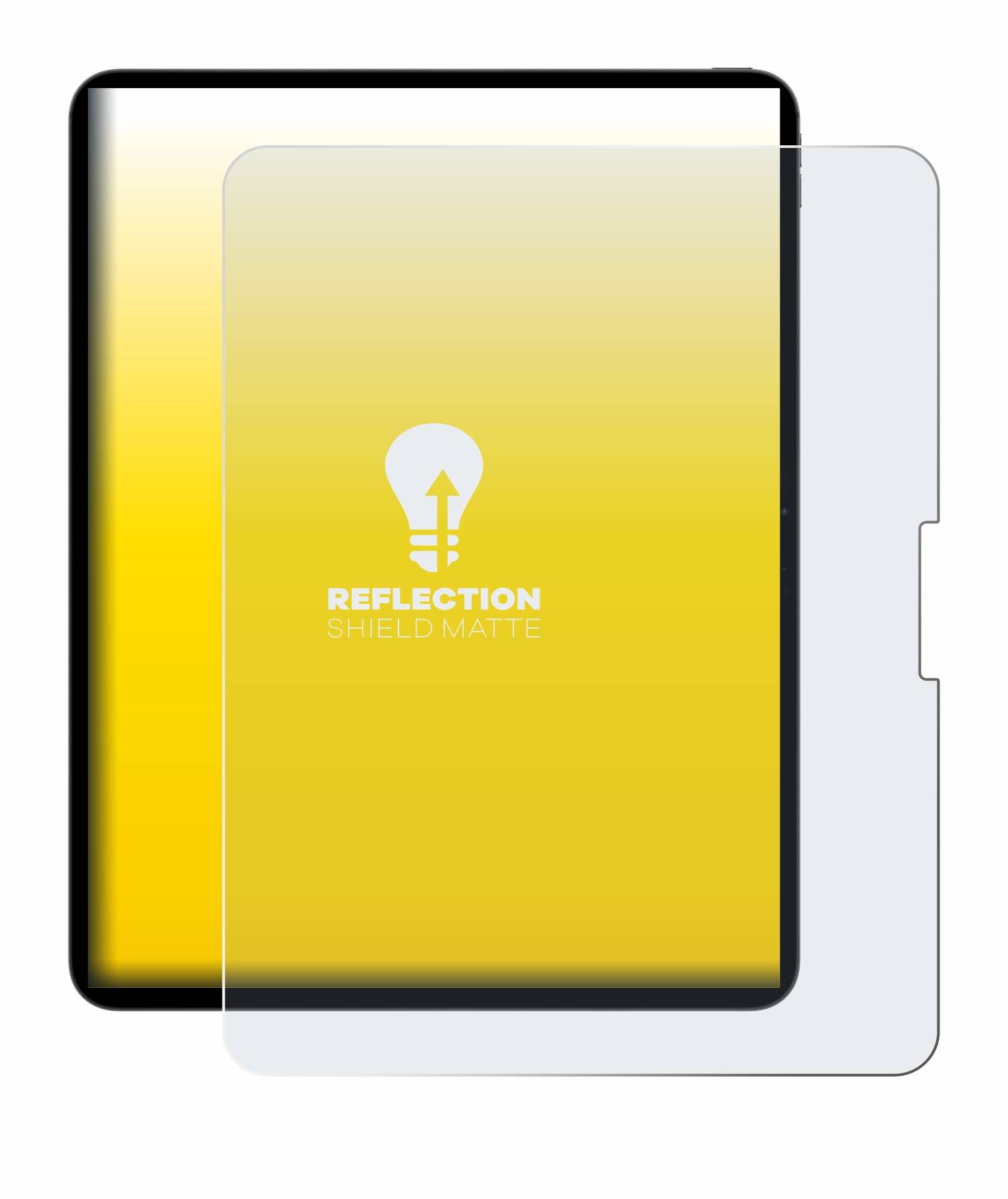 upscreen Reflection Shield Matt Schutzfolie für Apple iPad Pro 13 WiFi 2024