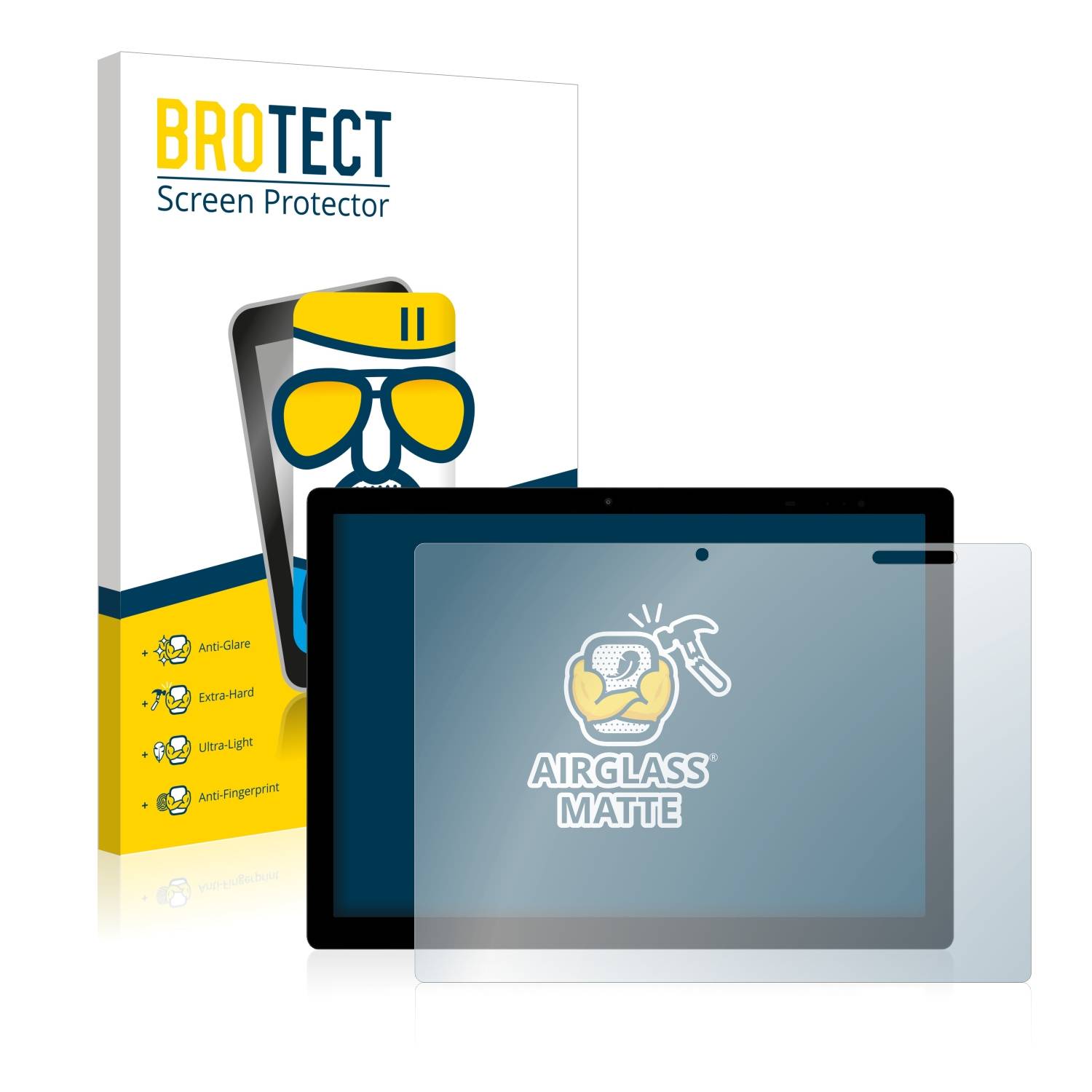 BROTECT AirGlass Matt Glas Panzer Folie für Chuwi UBook X