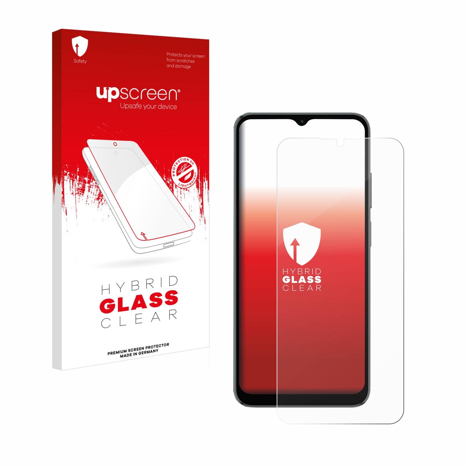 upscreen Hybrid Glas Schutz-Folie für Blackview A52 Pro