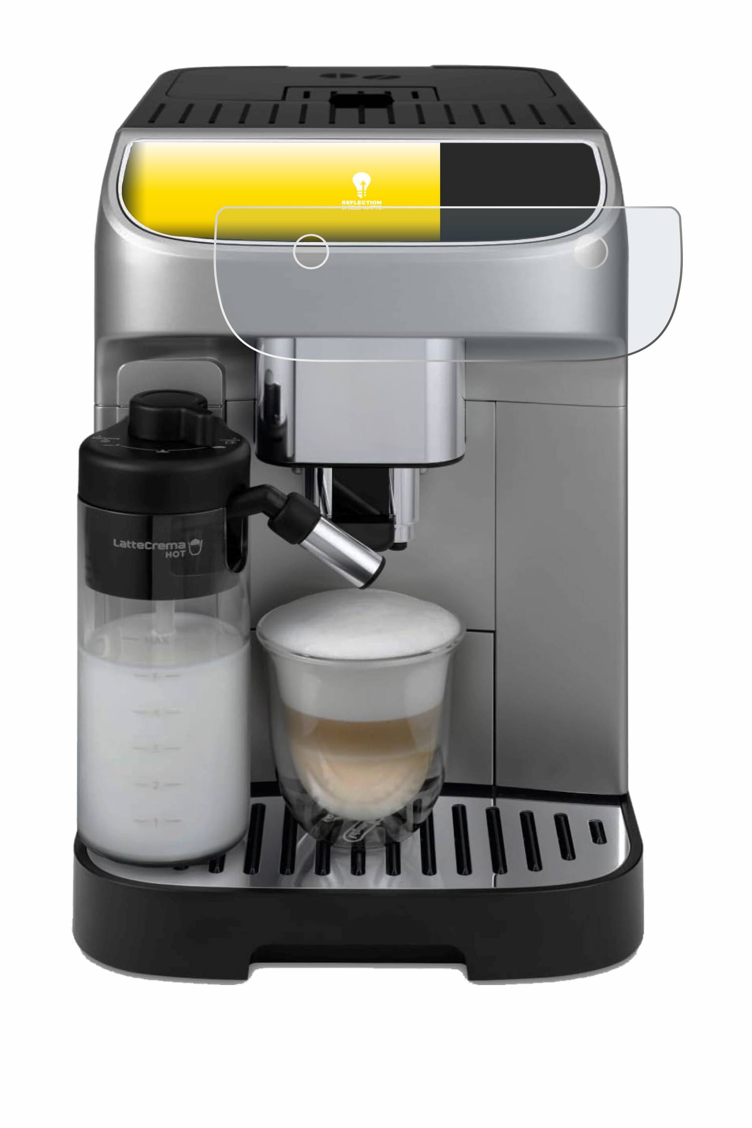 upscreen Schutzfolie für DeLonghi Magnifica Plus Folie Matt Entspiegelt Anti-Reflex