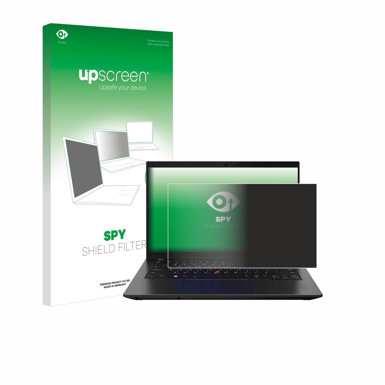 upscreen Blickschutzfilter für Lenovo ThinkPad L14 Gen 3 Blaulichtfilter Sichtschutz Privacy Anti Spy abnehmbar